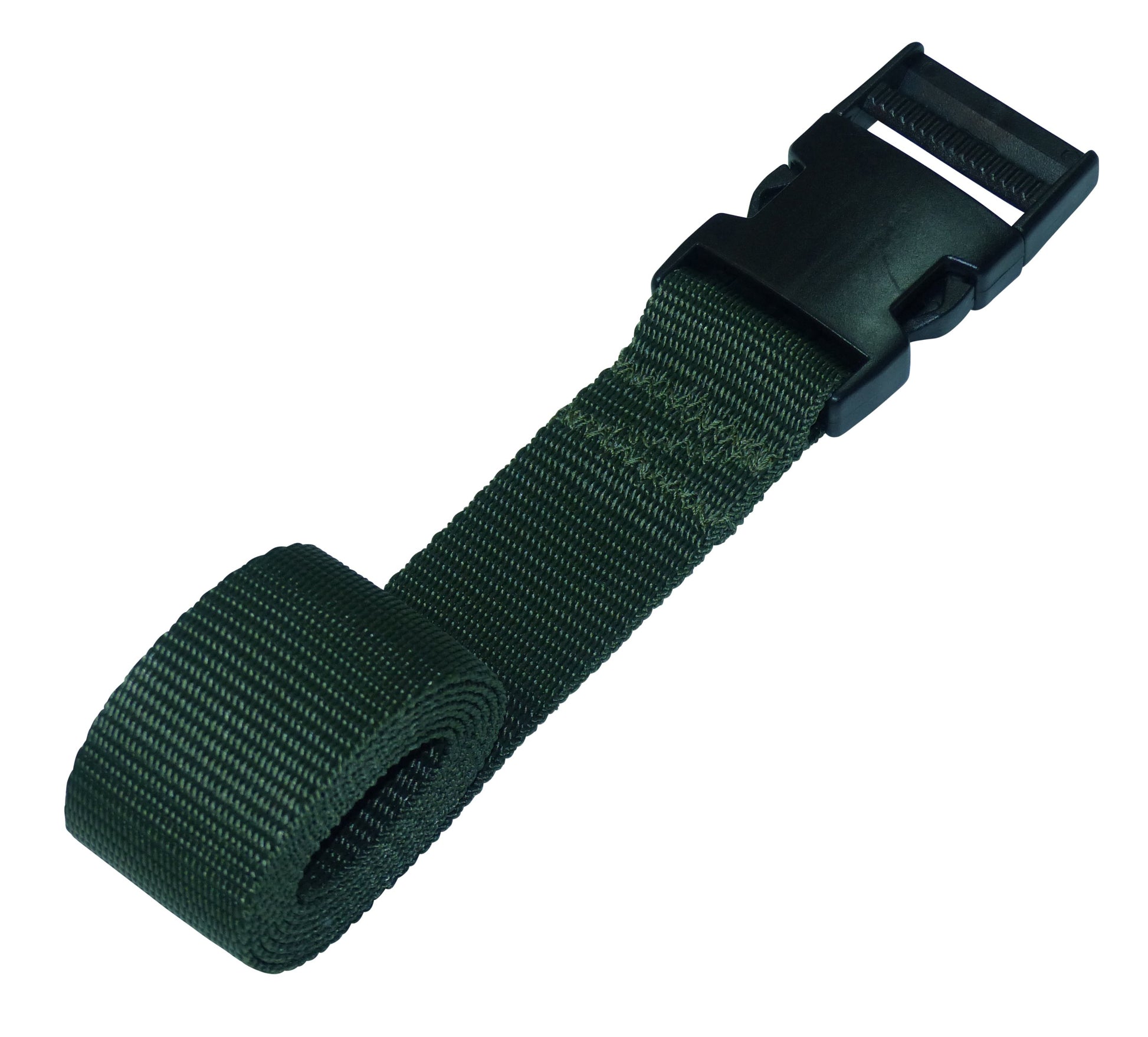 Benristraps 38mm Webbing Strap with Quick Release Buckle in forest green