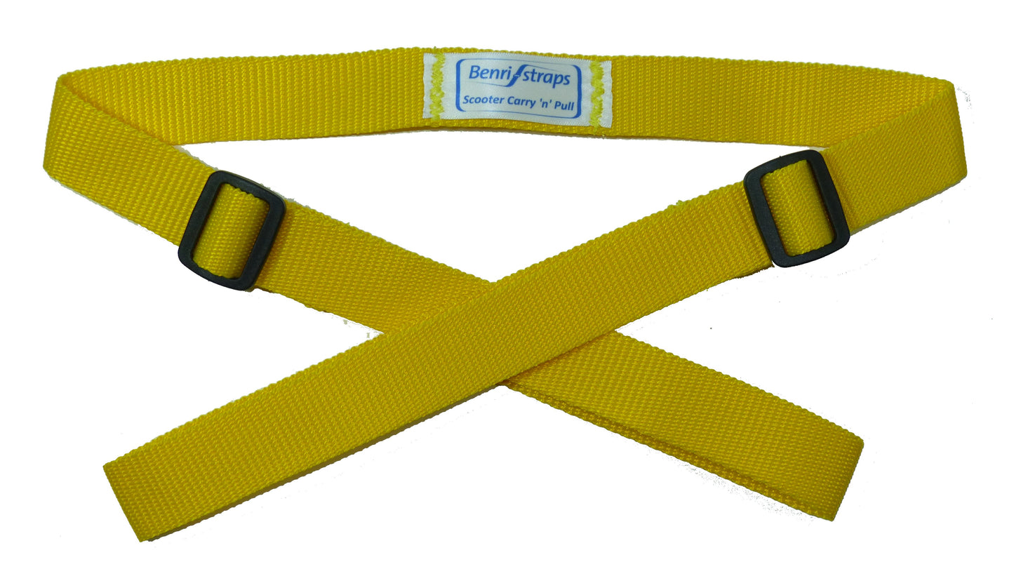 Children's Scooter Carry and Pull Strap: Handlebar Reins; Towing and Shouldering Micro scooters