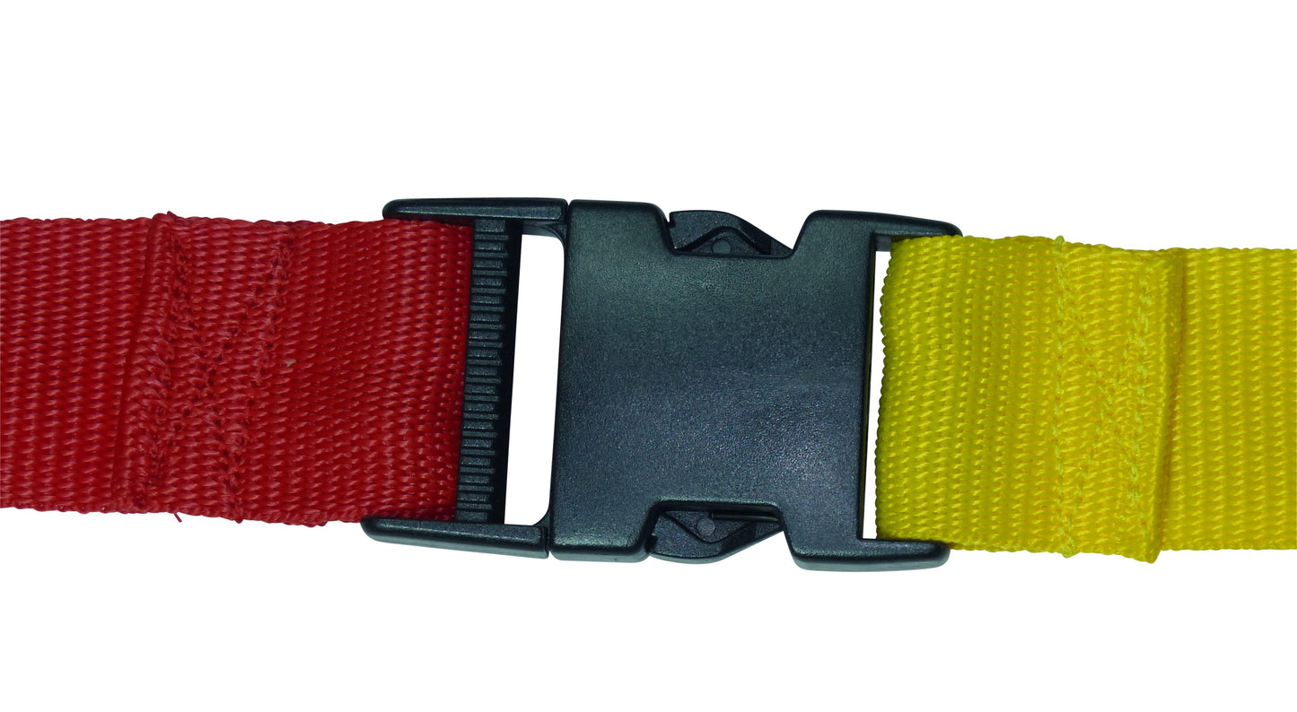 Benristraps 25mm plastic quick release buckle on webbing