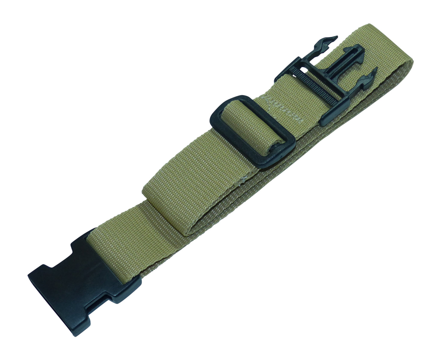 Benristraps 38mm Webbing Strap with Quick Release & Length-Adjusting Buckles in beige