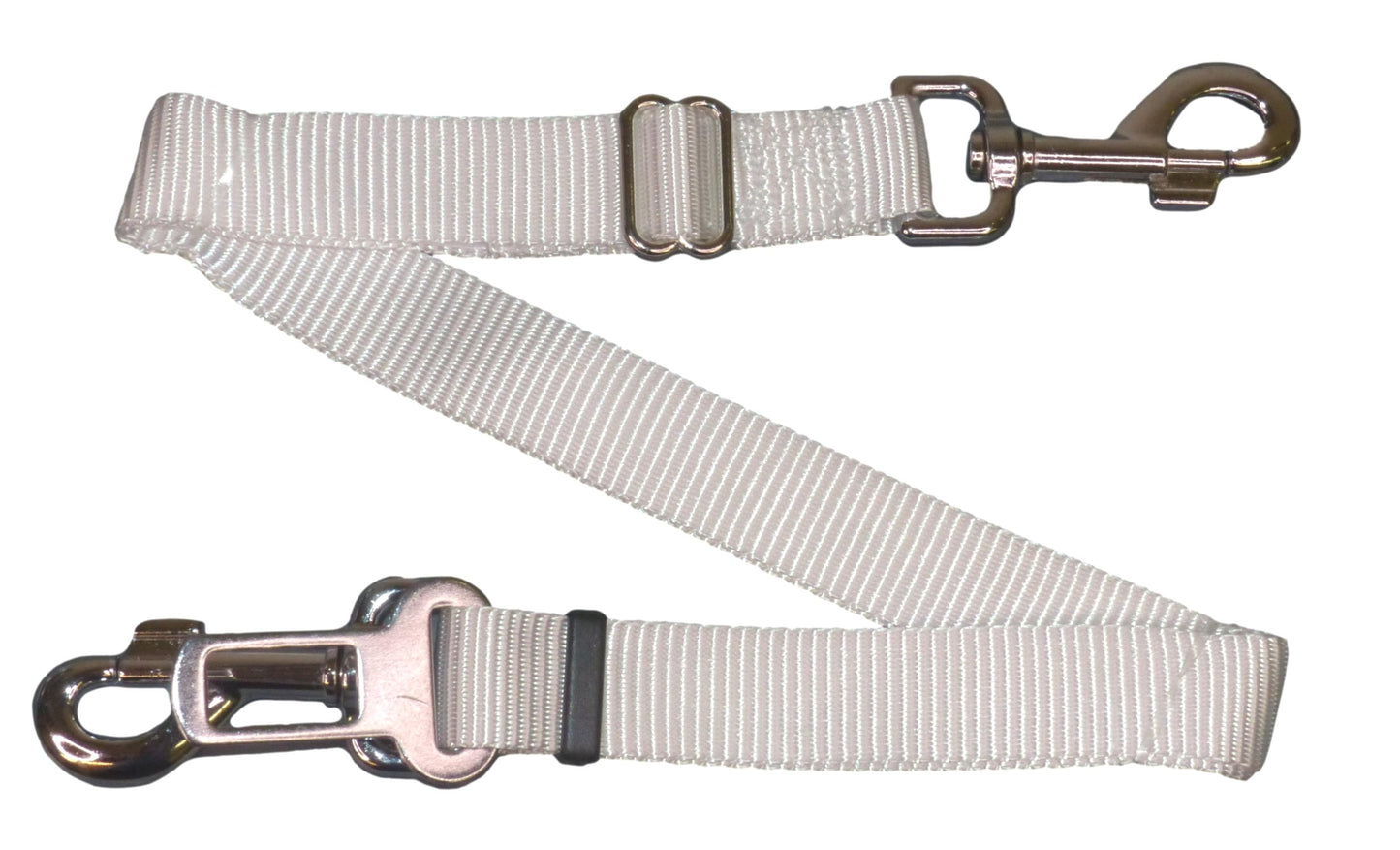 Benristraps Adjustable Cat & Dog Pet Safety Strap for Vehicles in white