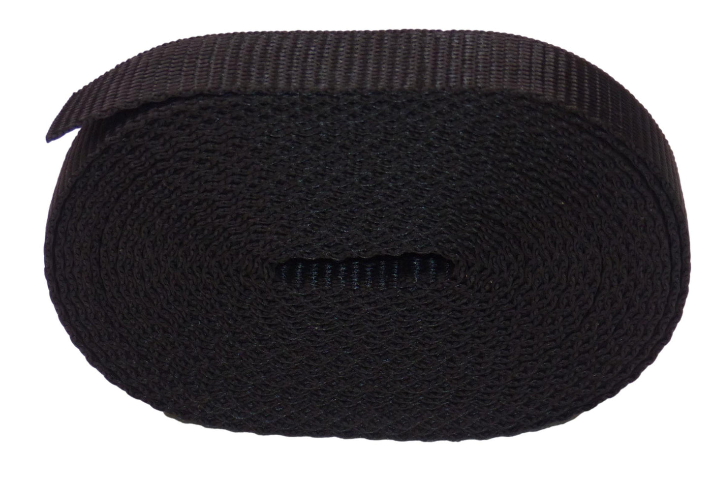 19mm polypropylene webbing in black
