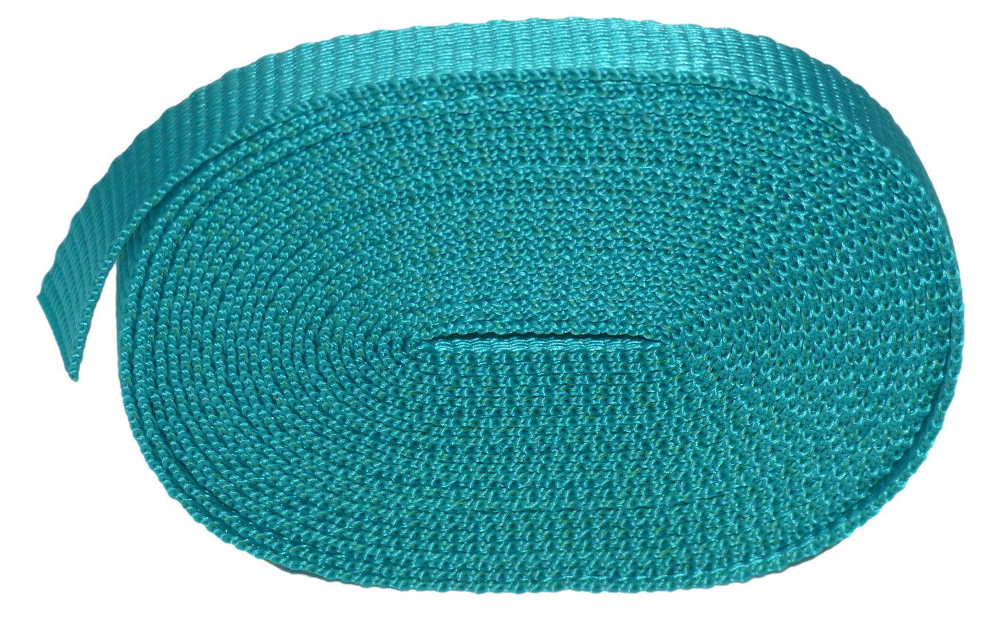 19mm polypropylene webbing in emerald green