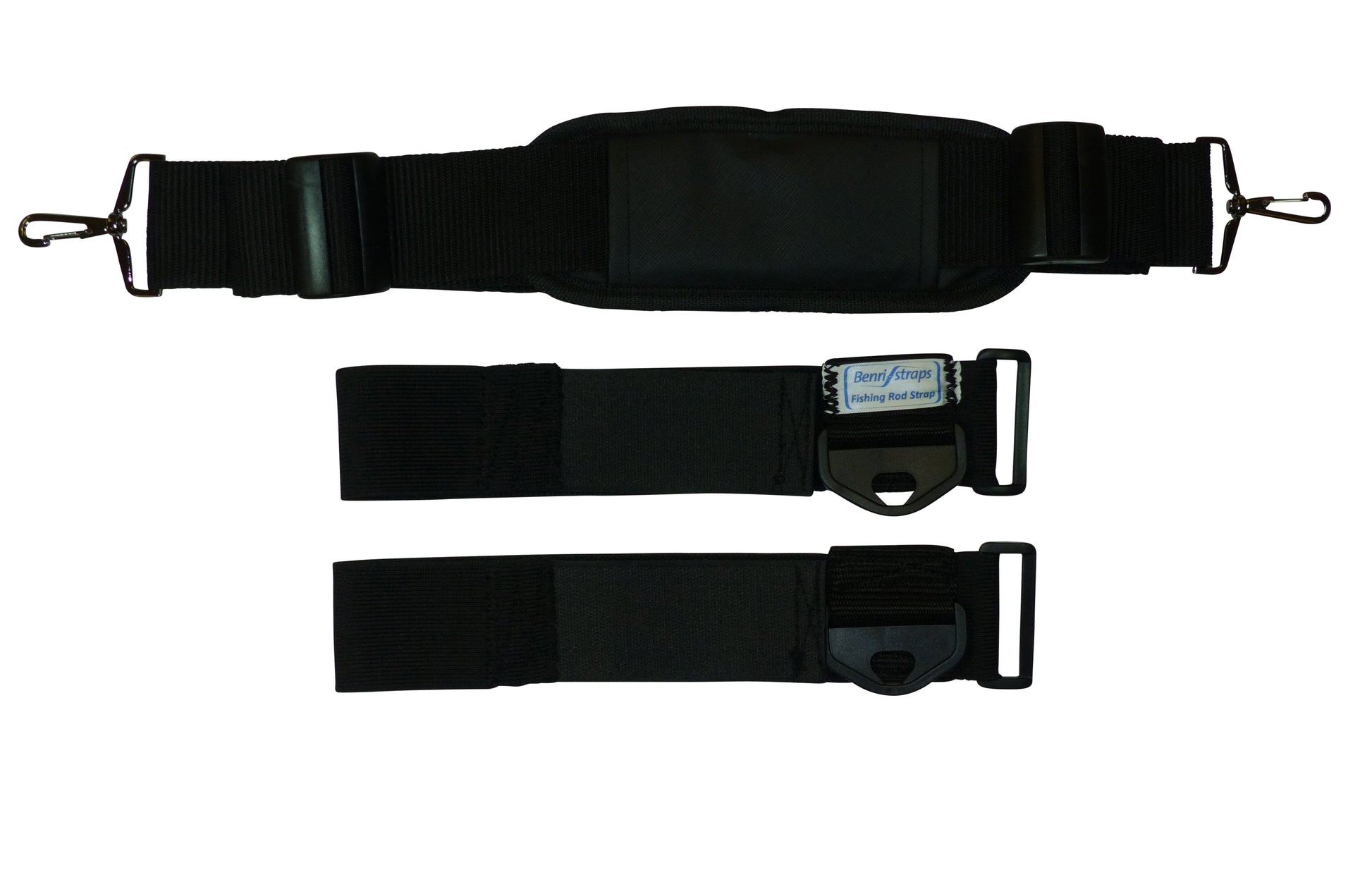 Benristraps Fishing Rod Carry Strap in black