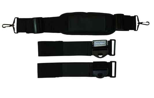 Benristraps Fishing Rod Carry Strap in black