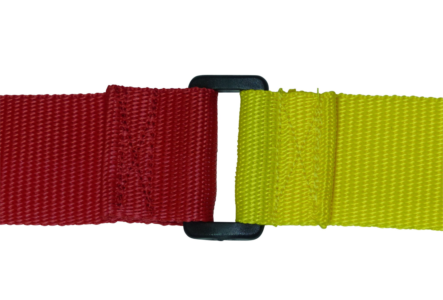 Benristraps 25mm plastic square or rectangular ring in black plastic on webbing