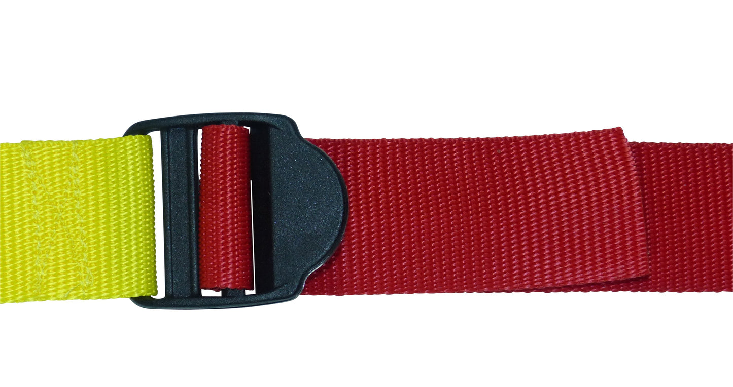 The Benristraps 20mm plastic ladderlock buckle in use