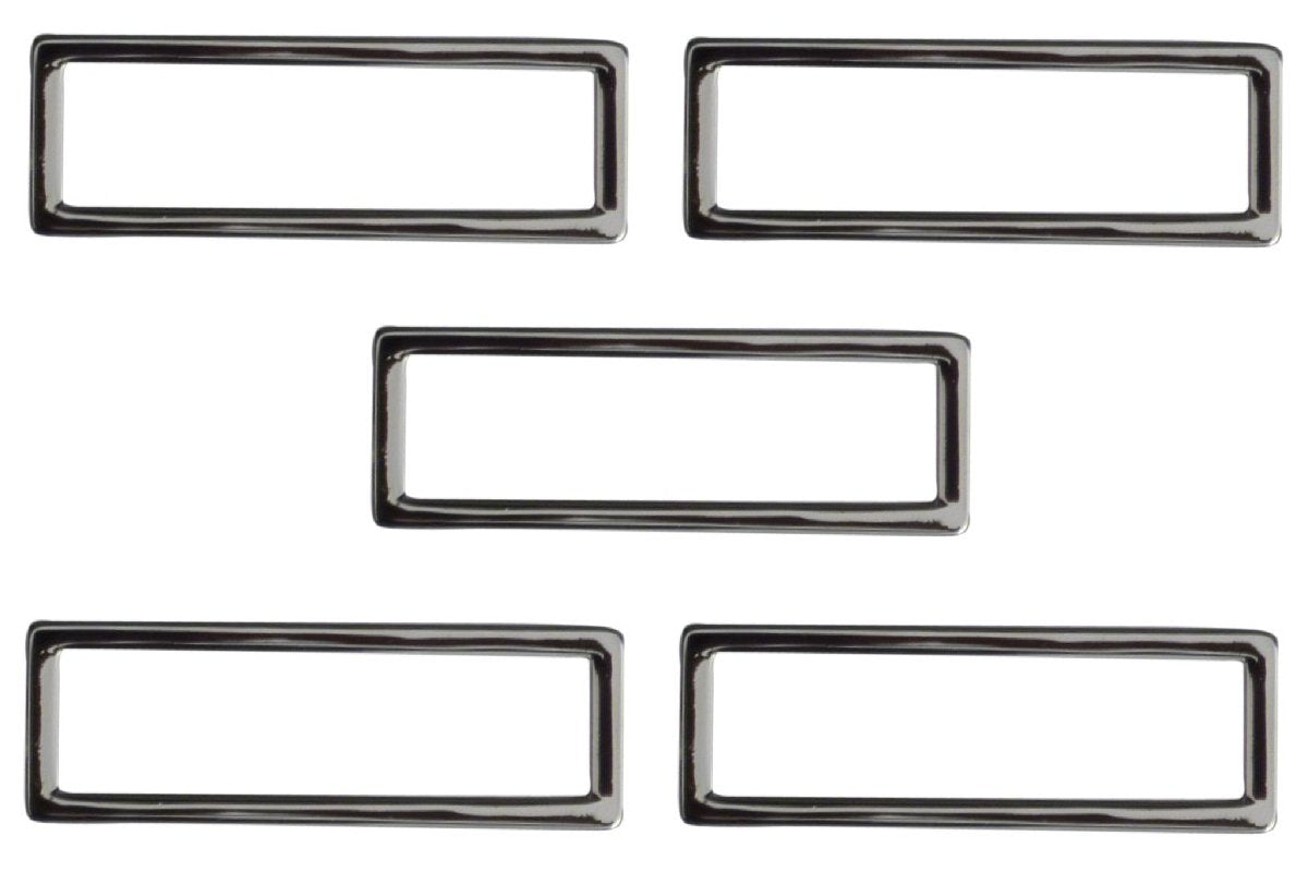 Benristraps 50mm alloy metal square or rectangular ring (pack of 5)