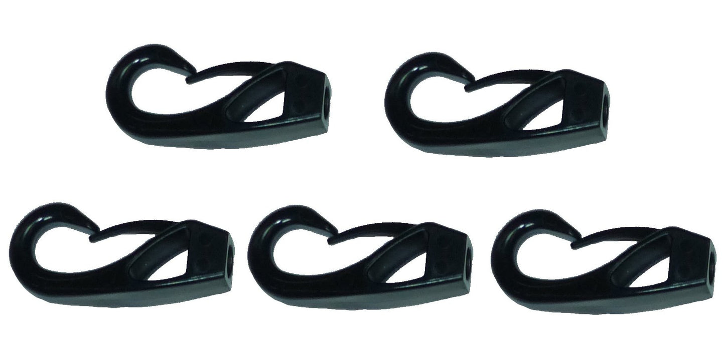 Benristraps 8mm one-piece elastic shock cord hook (pack of 5)