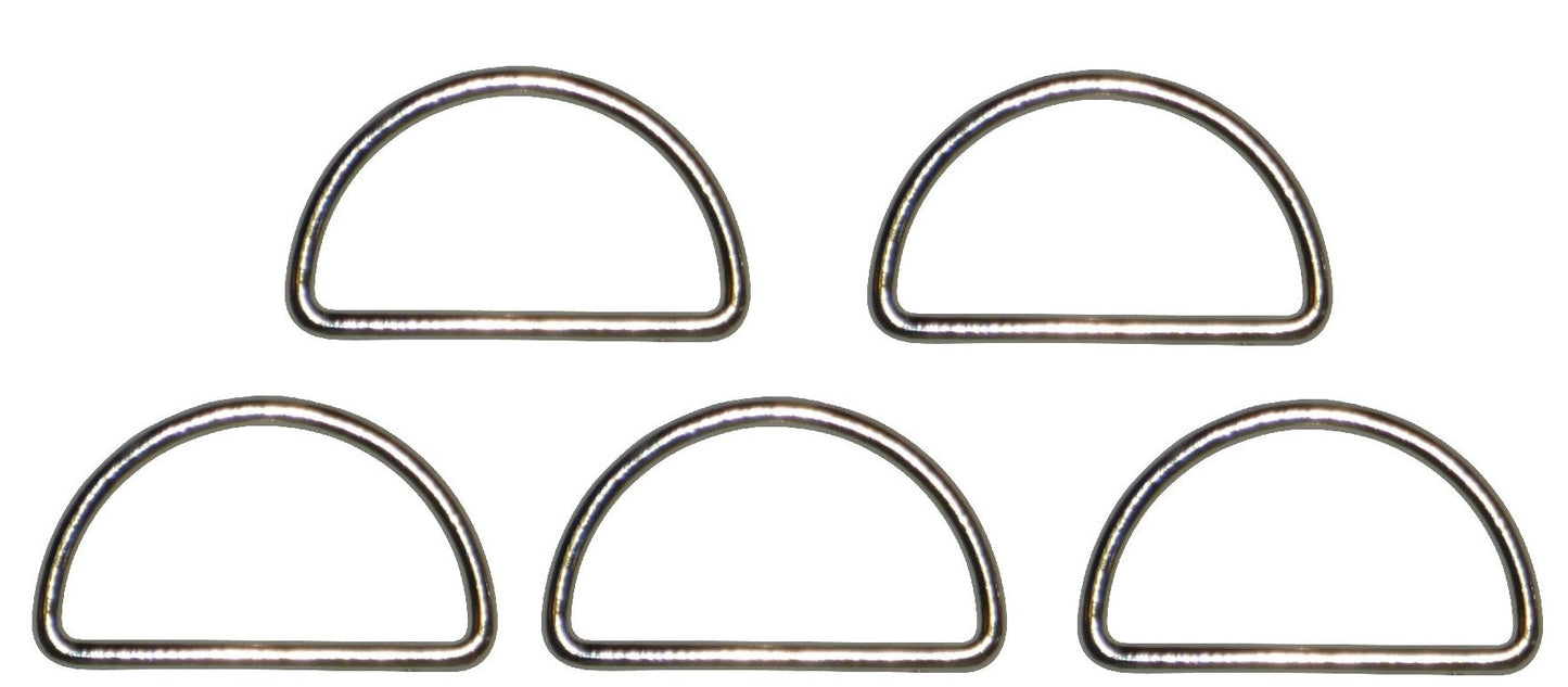 Benristraps 50mm alloy D ring (pack of 5)