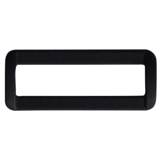 Benristraps 50mm plastic square or rectangular ring in black plastic