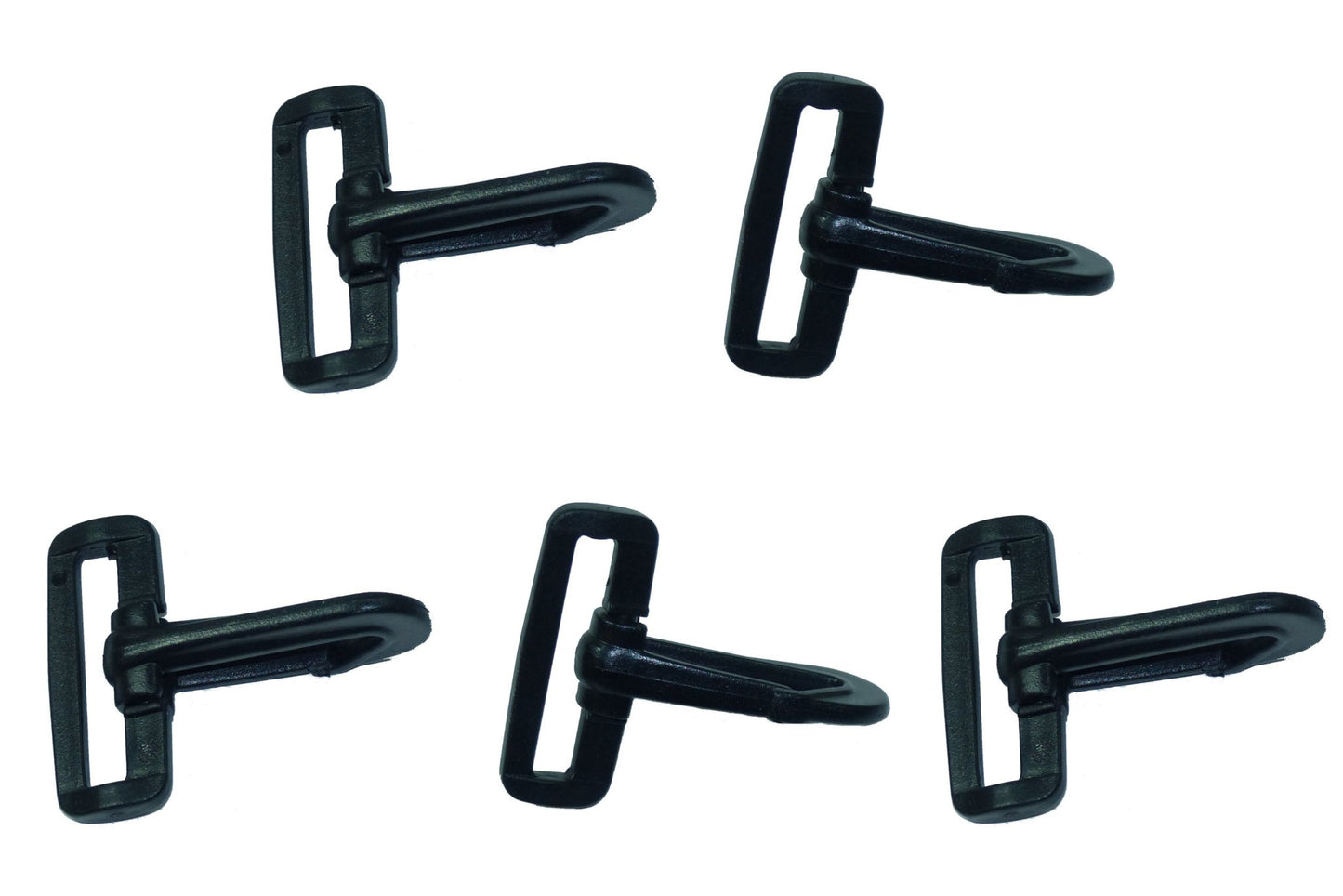 Benristraps 40mm plastic swivel snap hook (pack of 5)