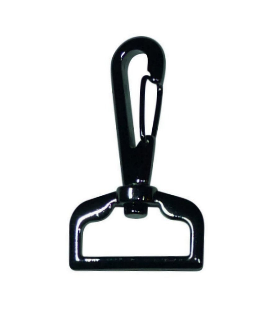 Benristraps 25mm alloy gunmetal-coloured snap hook