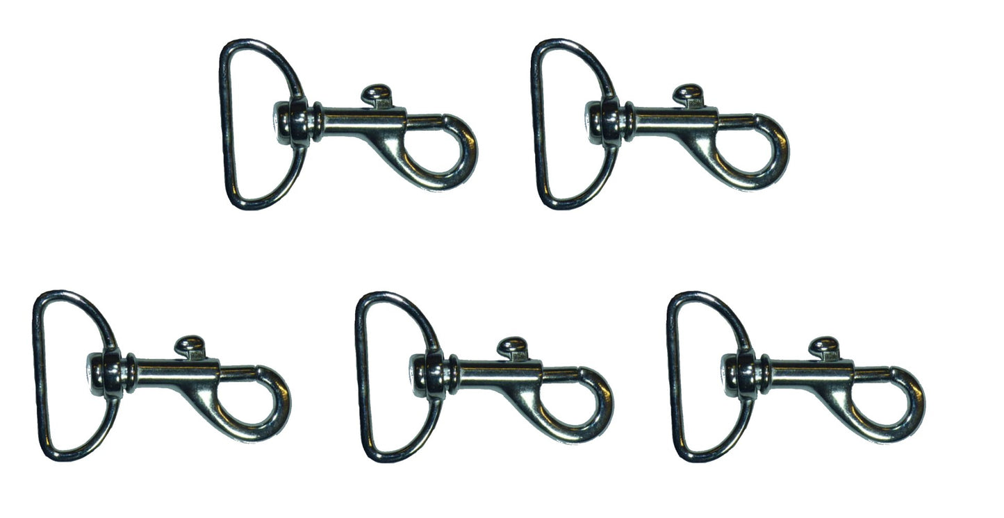 Benristraps 25mm Light Alloy Snap Hook (Pack of 5)