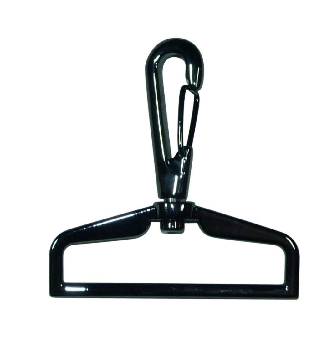 Benristraps 50mm alloy gunmetal-coloured snap hook