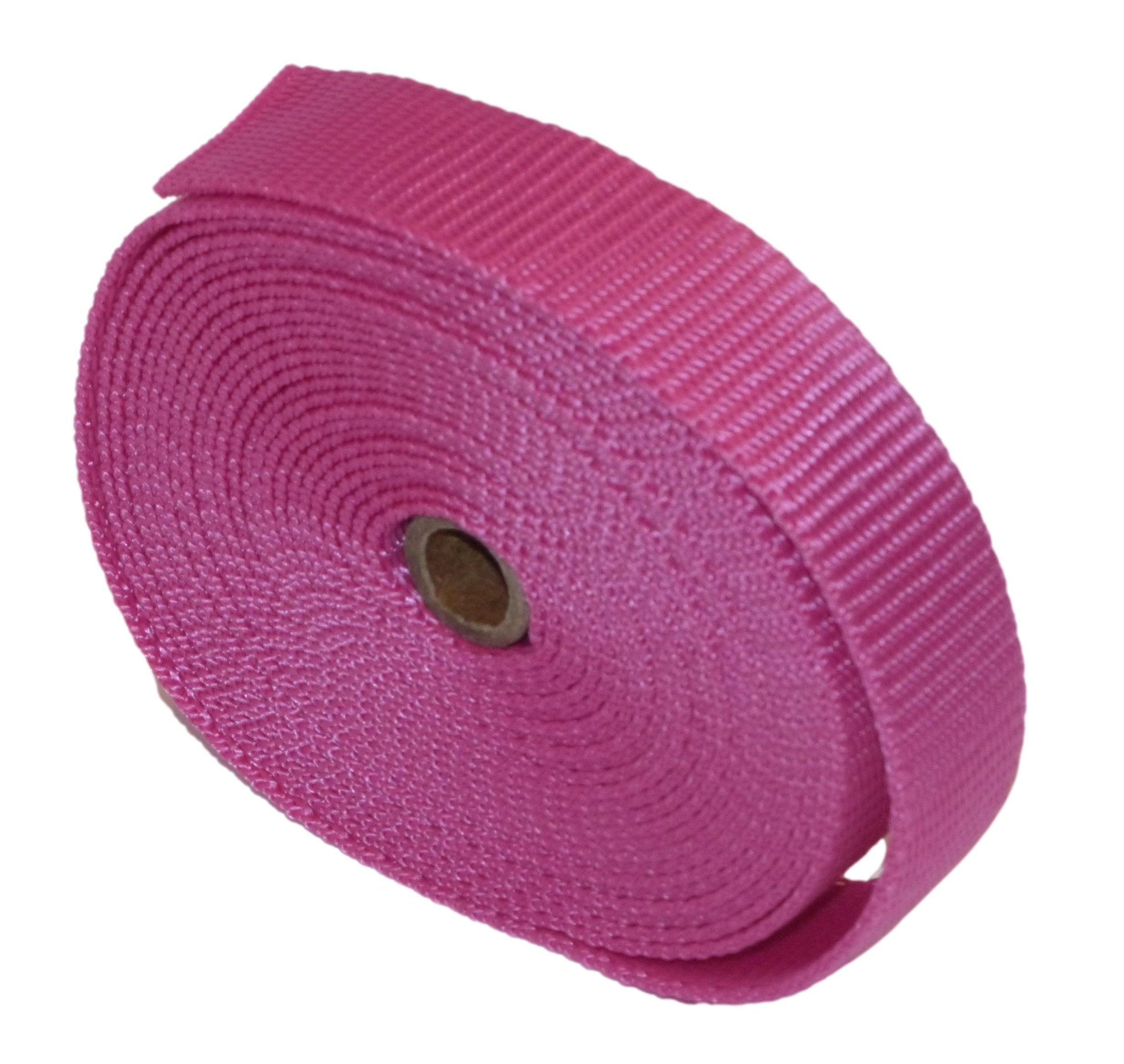 Pink polypropylene clearance webbing