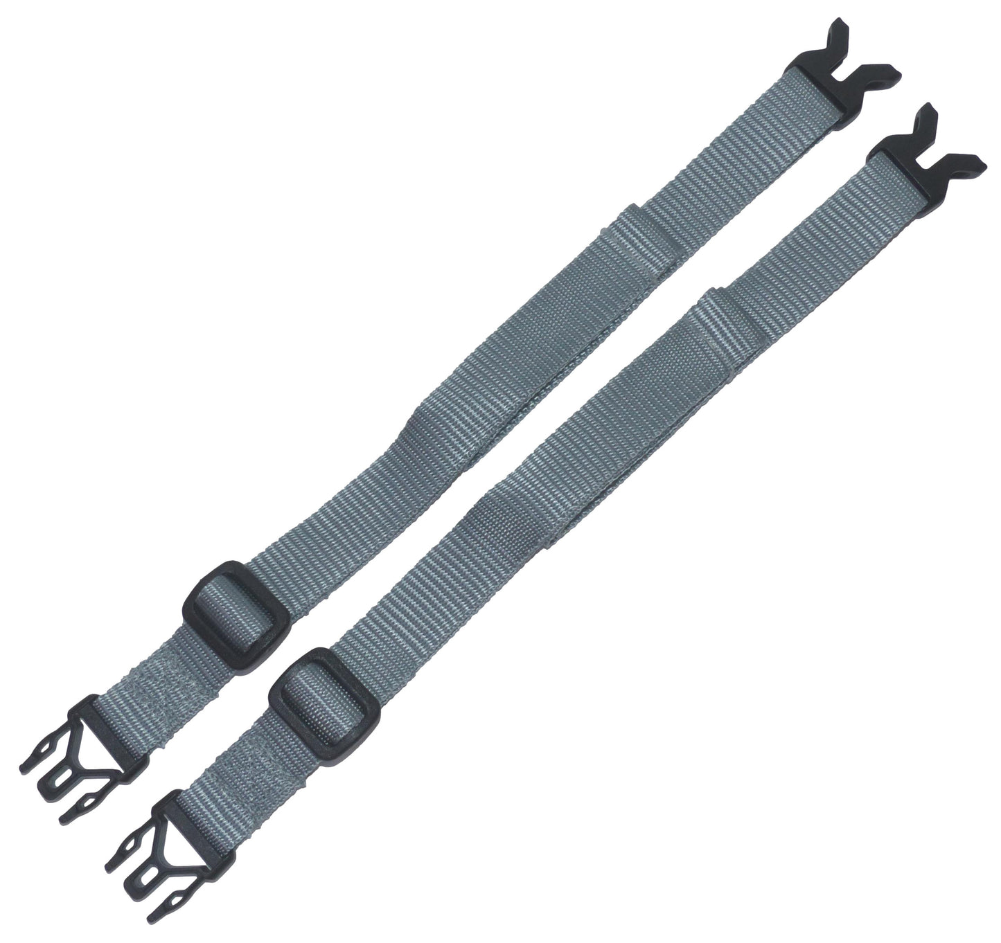 Benristraps 25mm Webbing Strap with Buckles for Luggage, Suitcases, Boxes (Pair)