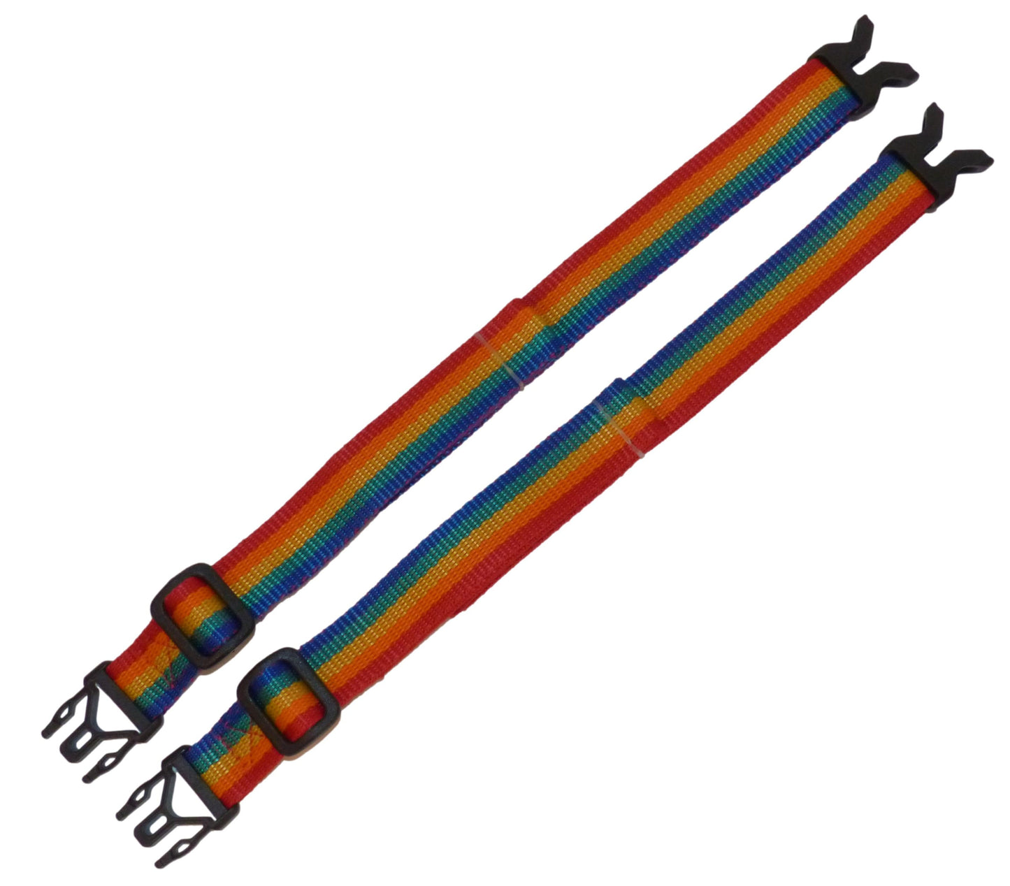 Benristraps 25mm Webbing Strap with Buckles for Luggage, Suitcases, Boxes (Pair)