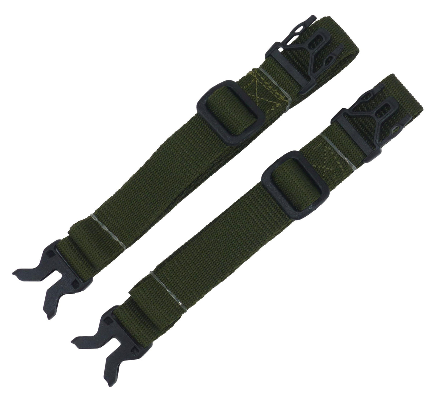Benristraps 25mm Webbing Strap with Buckles for Luggage, Suitcases, Boxes (Pair)