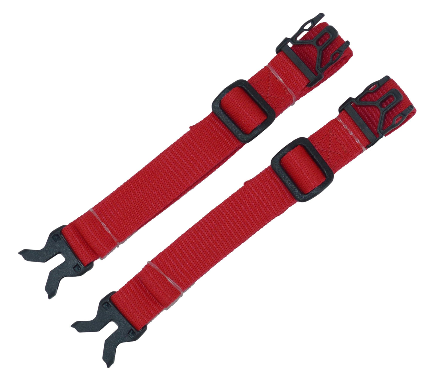Benristraps 25mm Webbing Strap with Buckles for Luggage, Suitcases, Boxes (Pair)