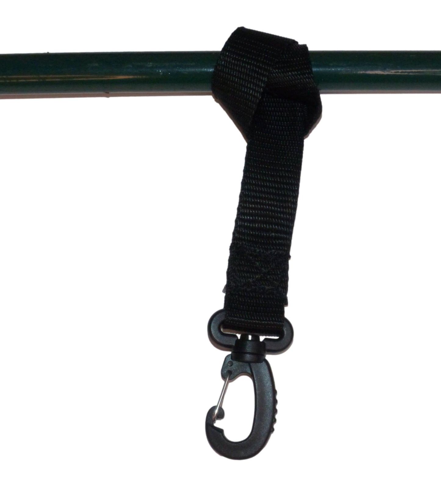 Benristraps 25mm Buggy Handle Carry Strap in black on handle