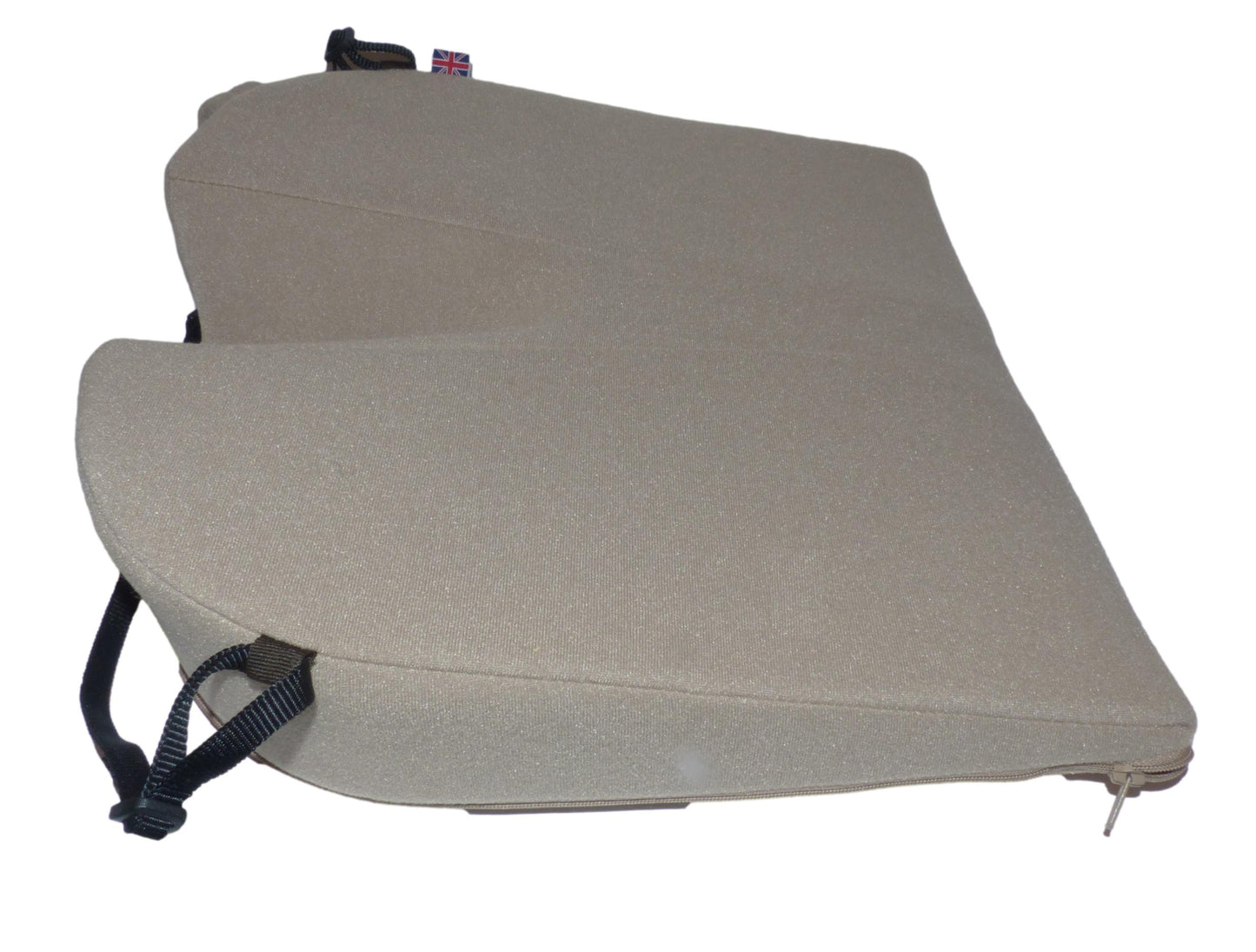 Benristraps 11 Degree Coccyx Cutout Wedge Seat Cushion in Beige