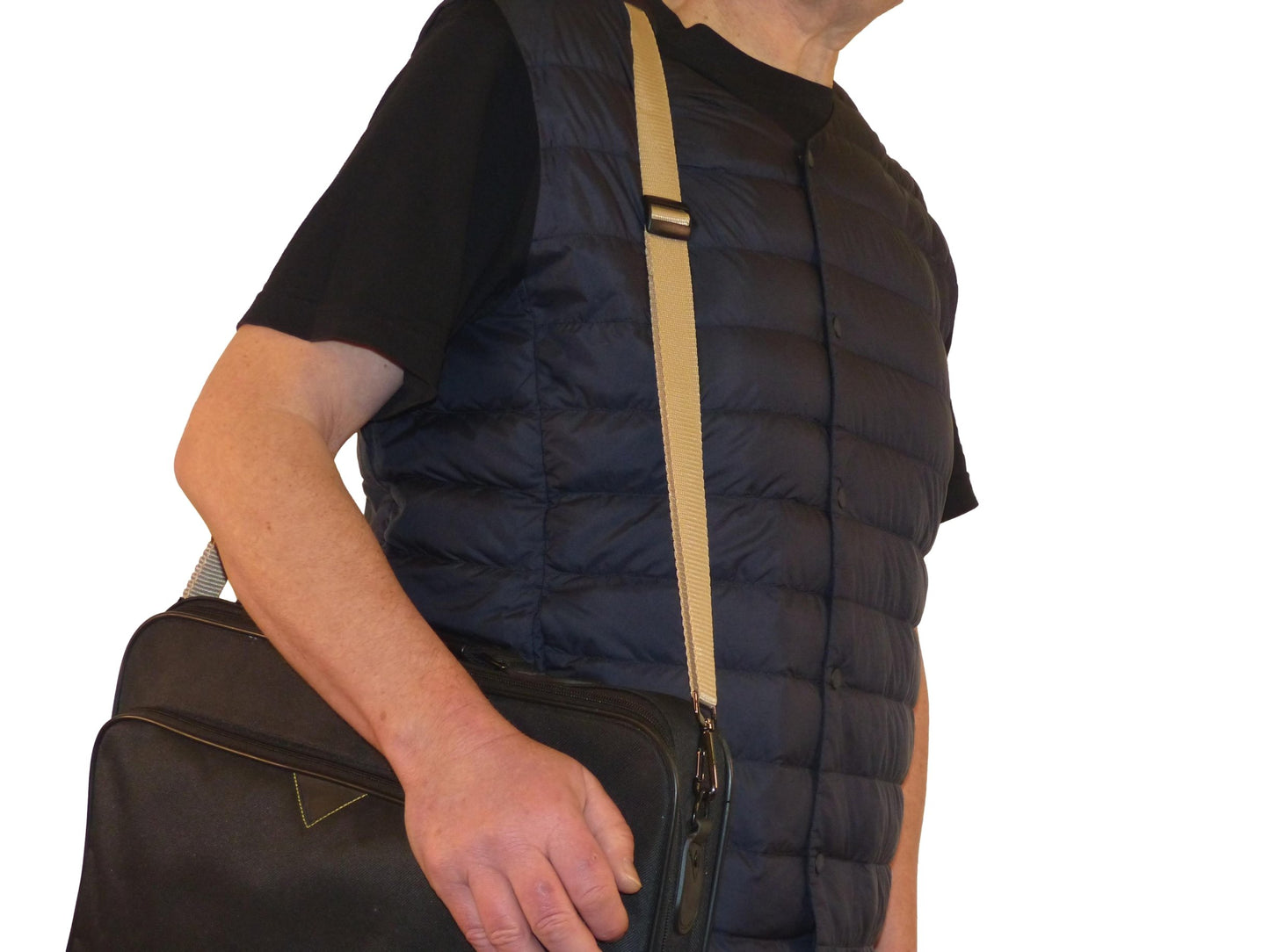 Benristraps 25mm Bag Strap with Metal Buckles and Shoulder Pad, 150cm