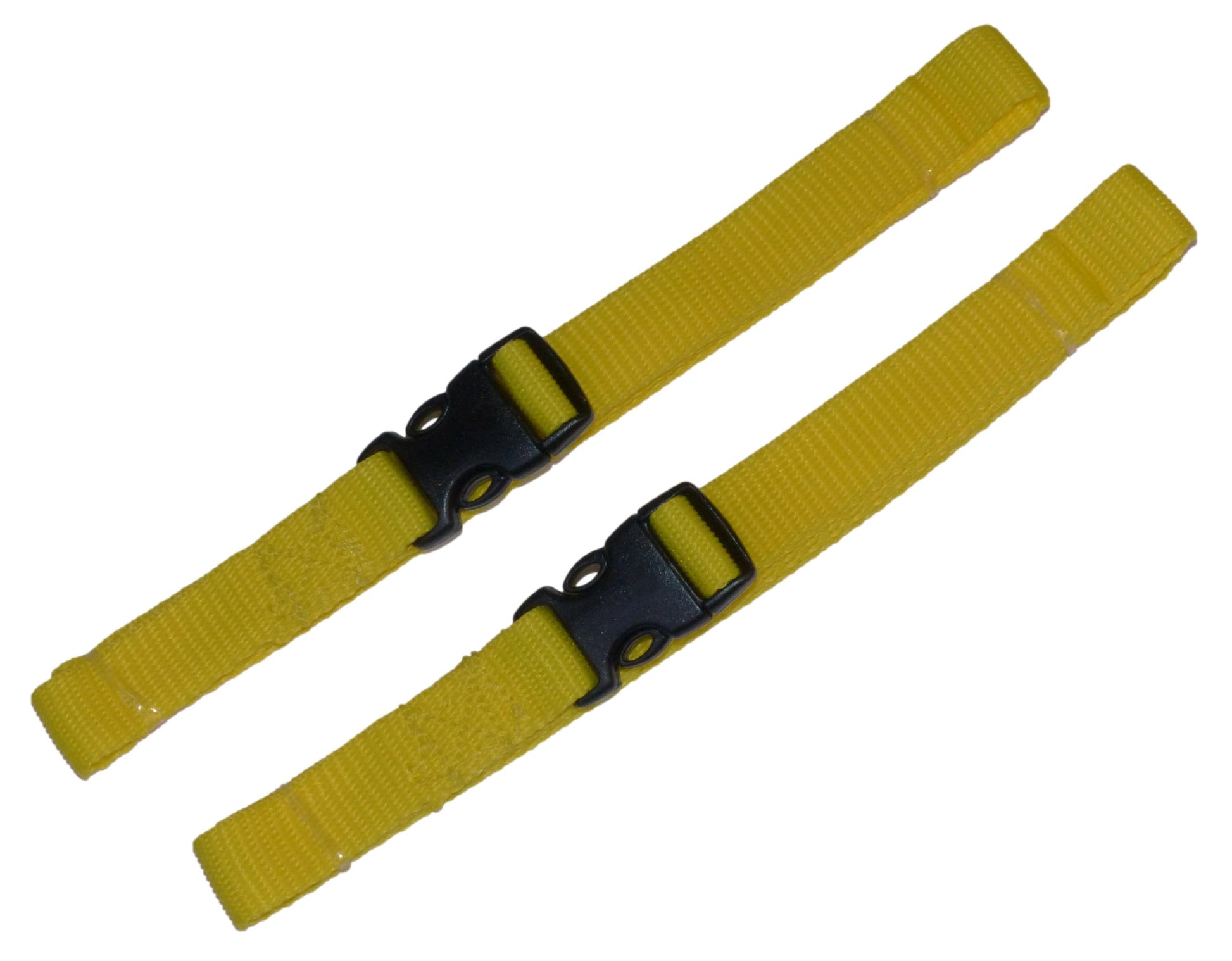 Benristraps 19mm Webbing Strap with Quick Release Buckle (Pair) in yellow (3)