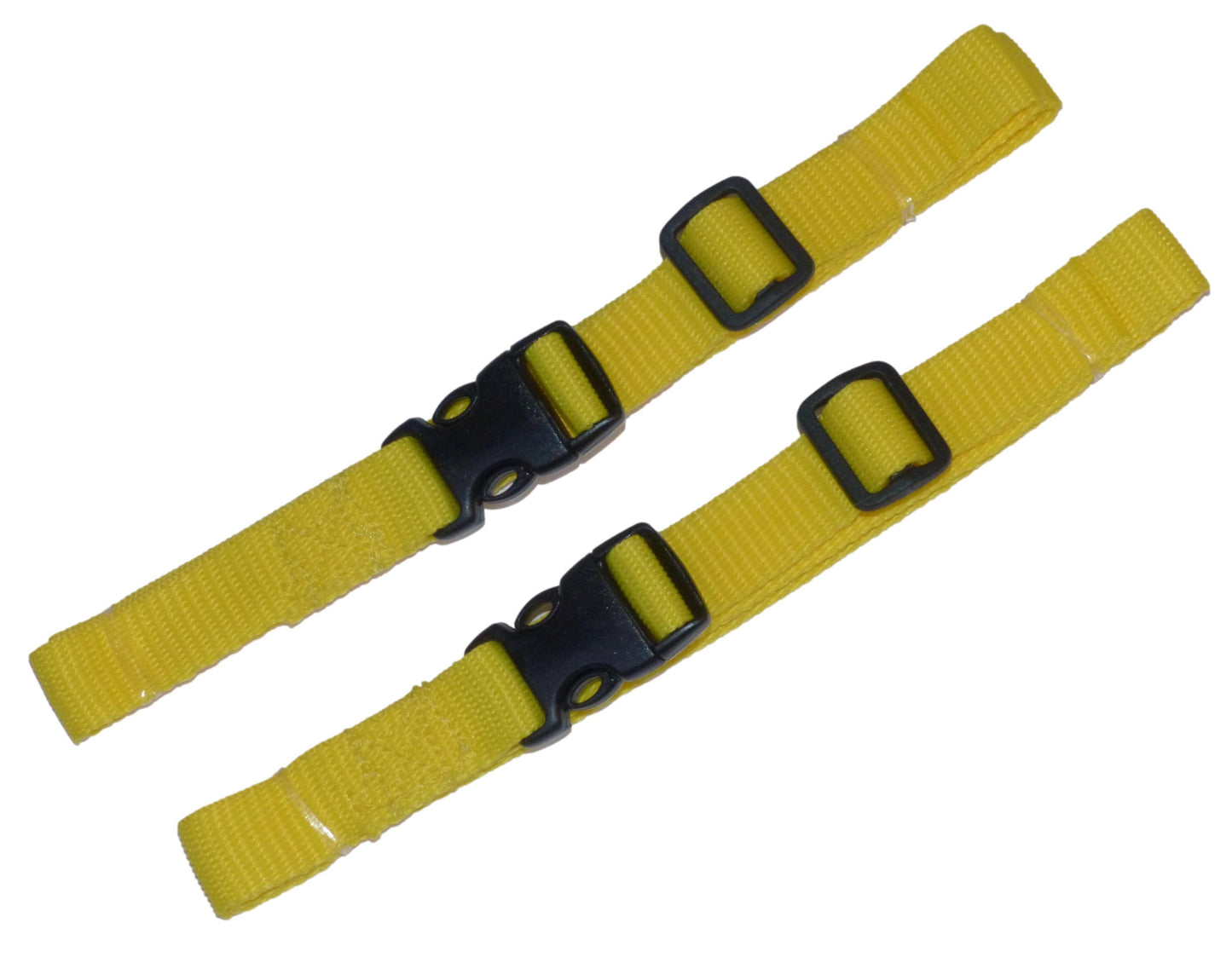 Benristraps 19mm Webbing Strap with Quick Release Buckle (Pair) in yellow (4)
