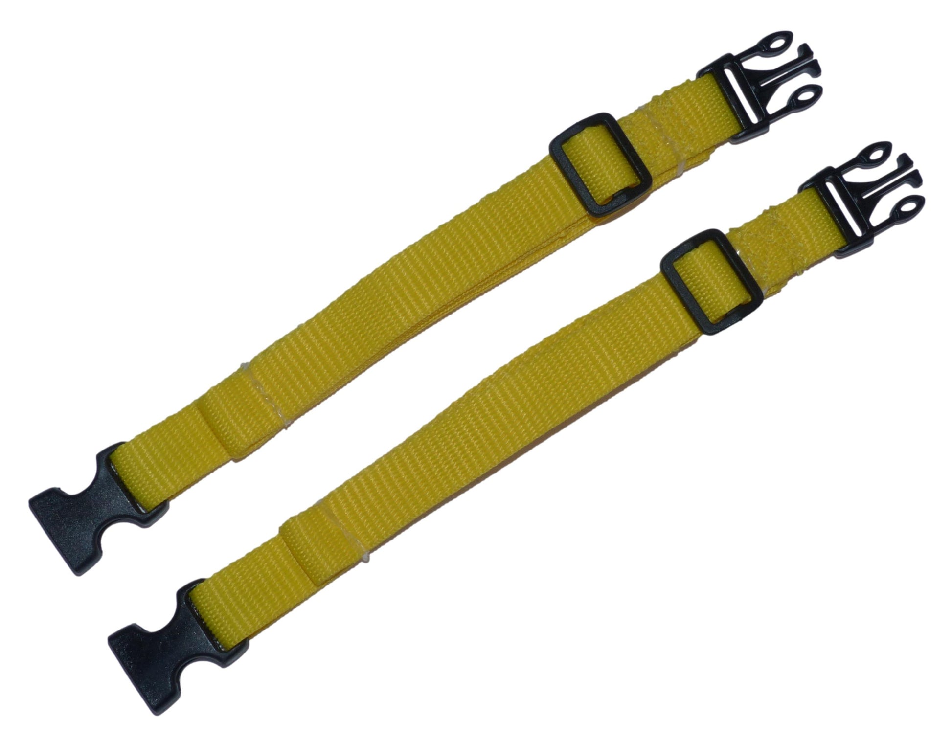 Benristraps 19mm Webbing Strap with Quick Release & Length-Adjusting Buckles (Pair) in yellow (4)