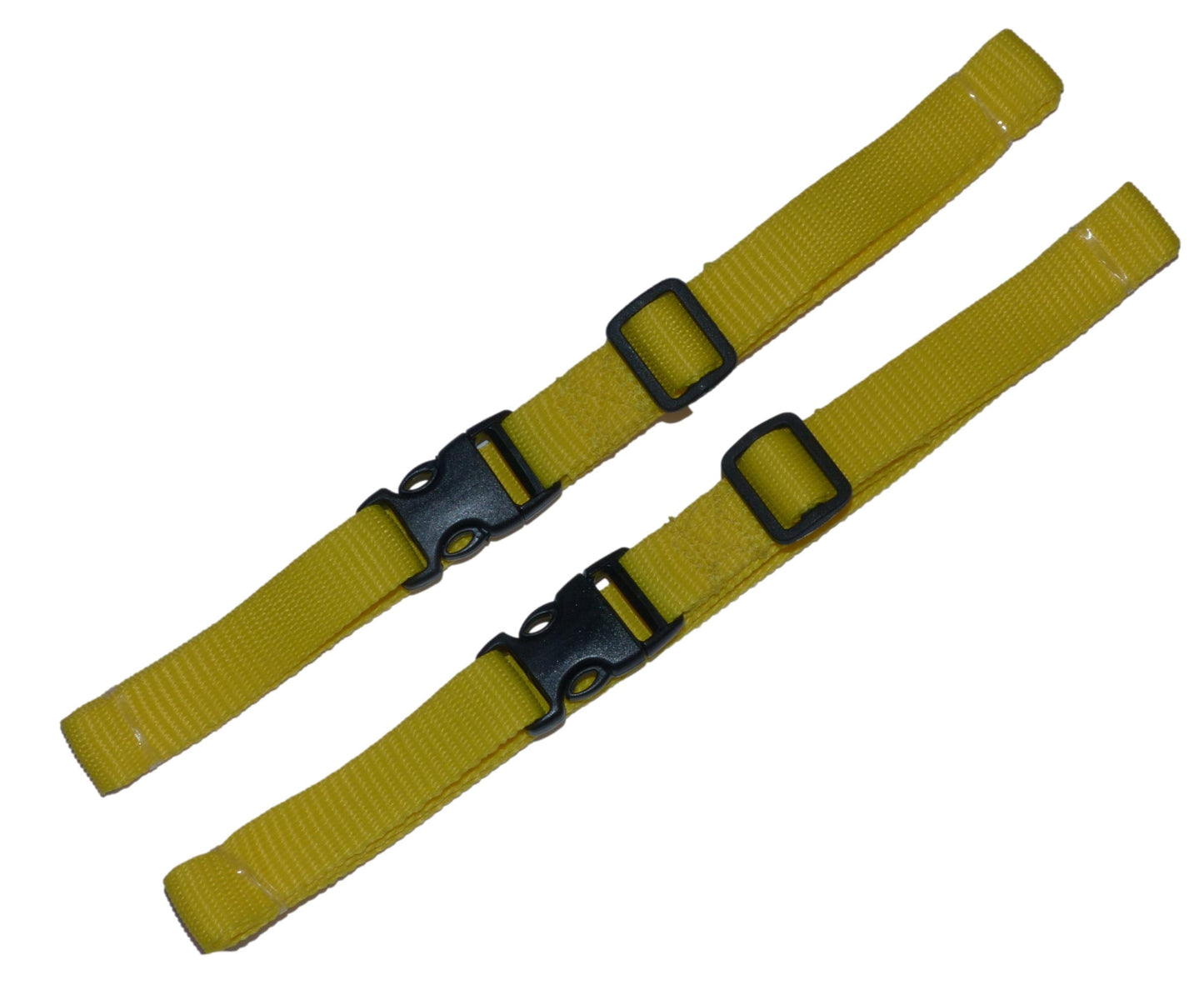 Benristraps 19mm Webbing Strap with Quick Release & Length-Adjusting Buckles (Pair) in yellow (3)