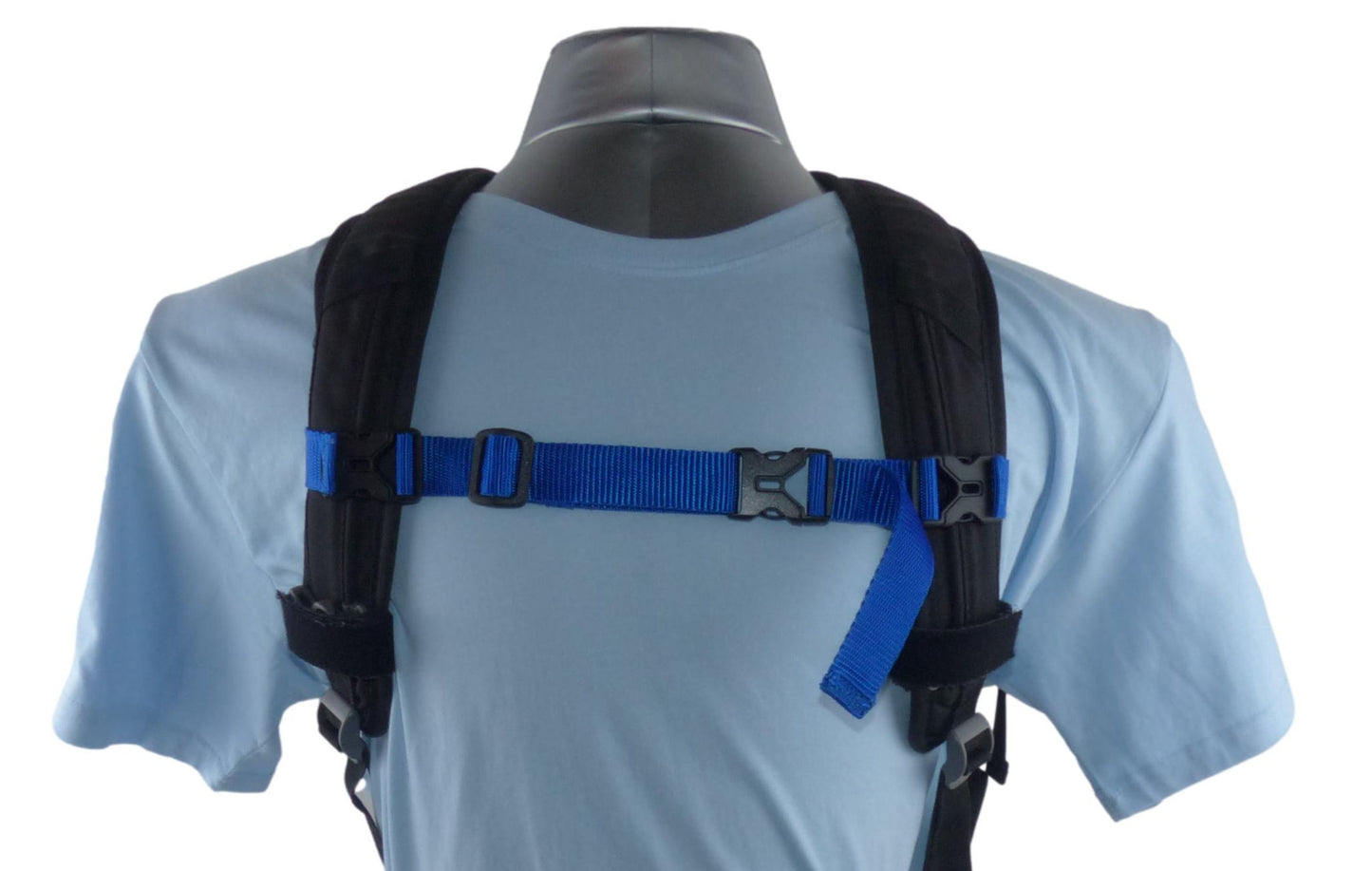 Benristraps 25mm Adjustable Replacement Rucksack Backpack Chest Strap with Easy-On Clips