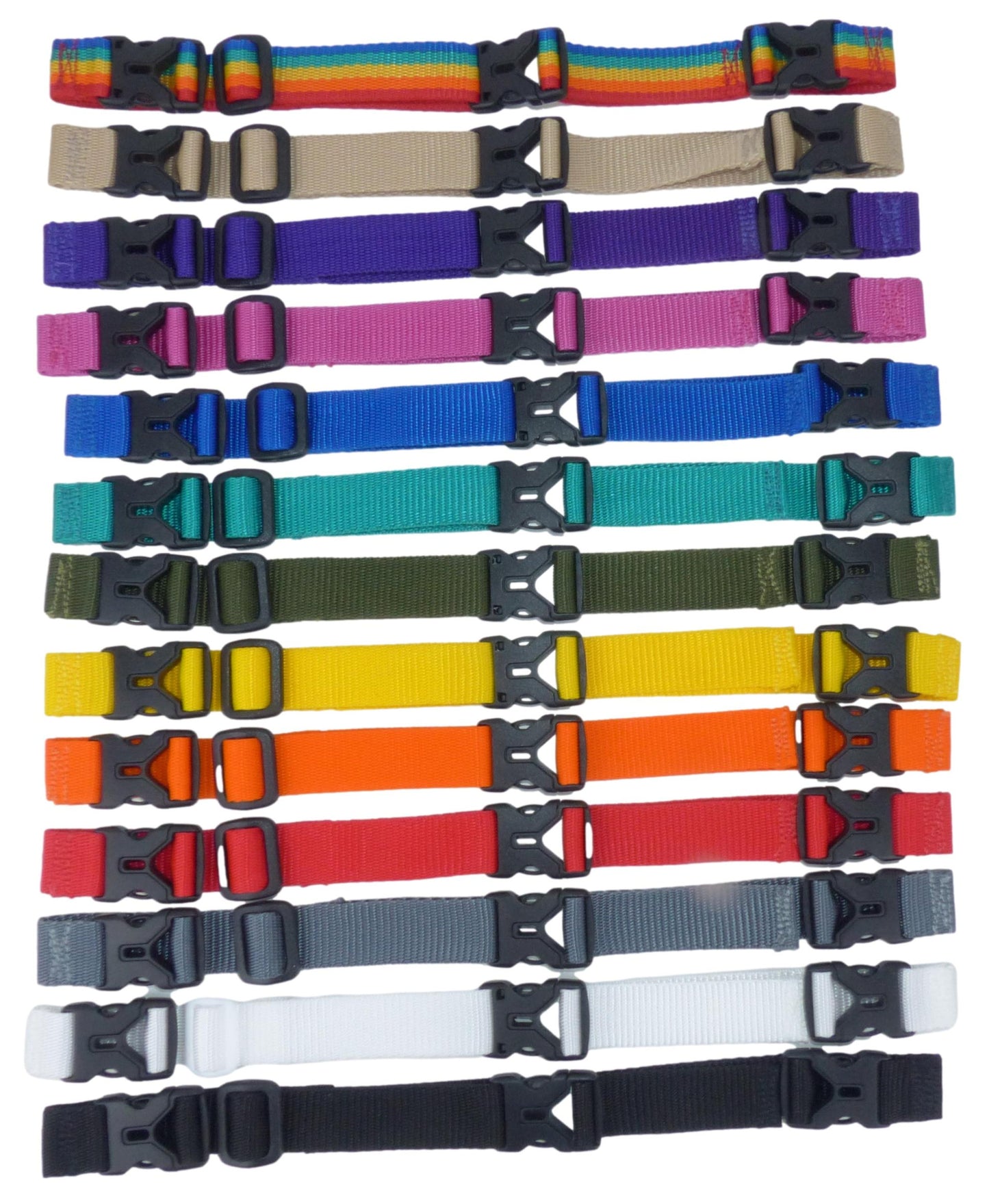 Benristraps 25mm Adjustable Replacement Rucksack Backpack Chest Strap with Easy-On Clips