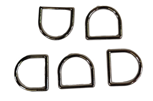 Benristraps 20mm alloy D ring (Pack of 5)