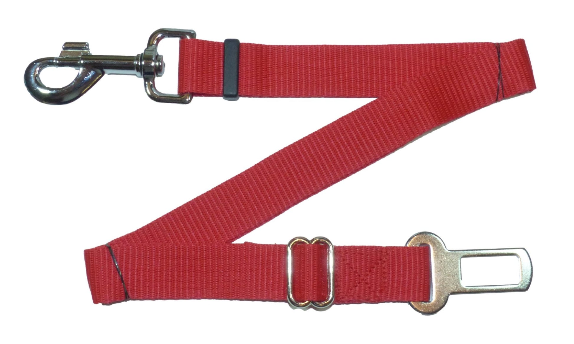 Benristraps Adjustable Cat & Dog Pet Safety Strap for Car Seat Belt in Red