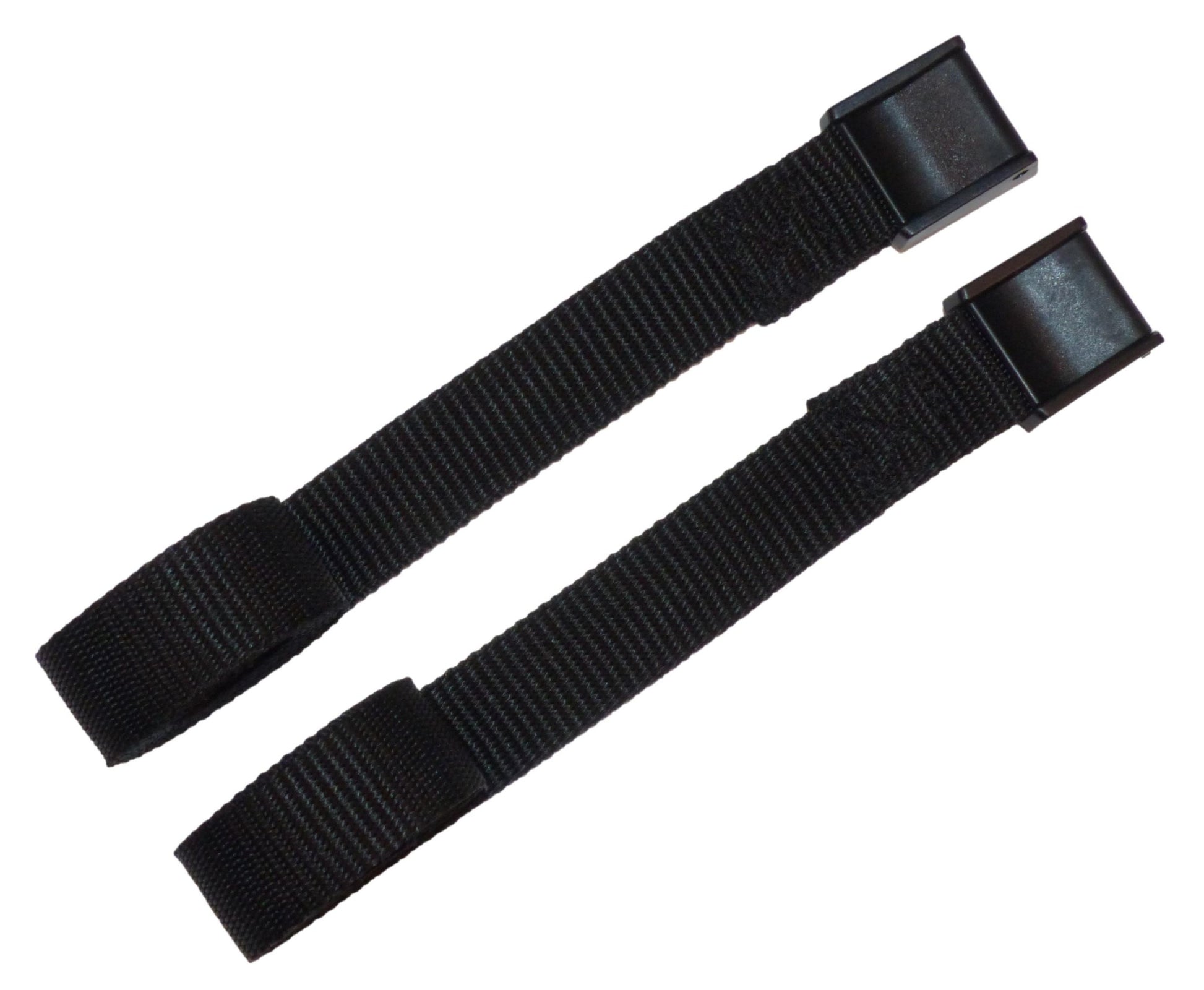 Benristraps 25mm Webbing Strap with Cam Buckle (Pair) in black