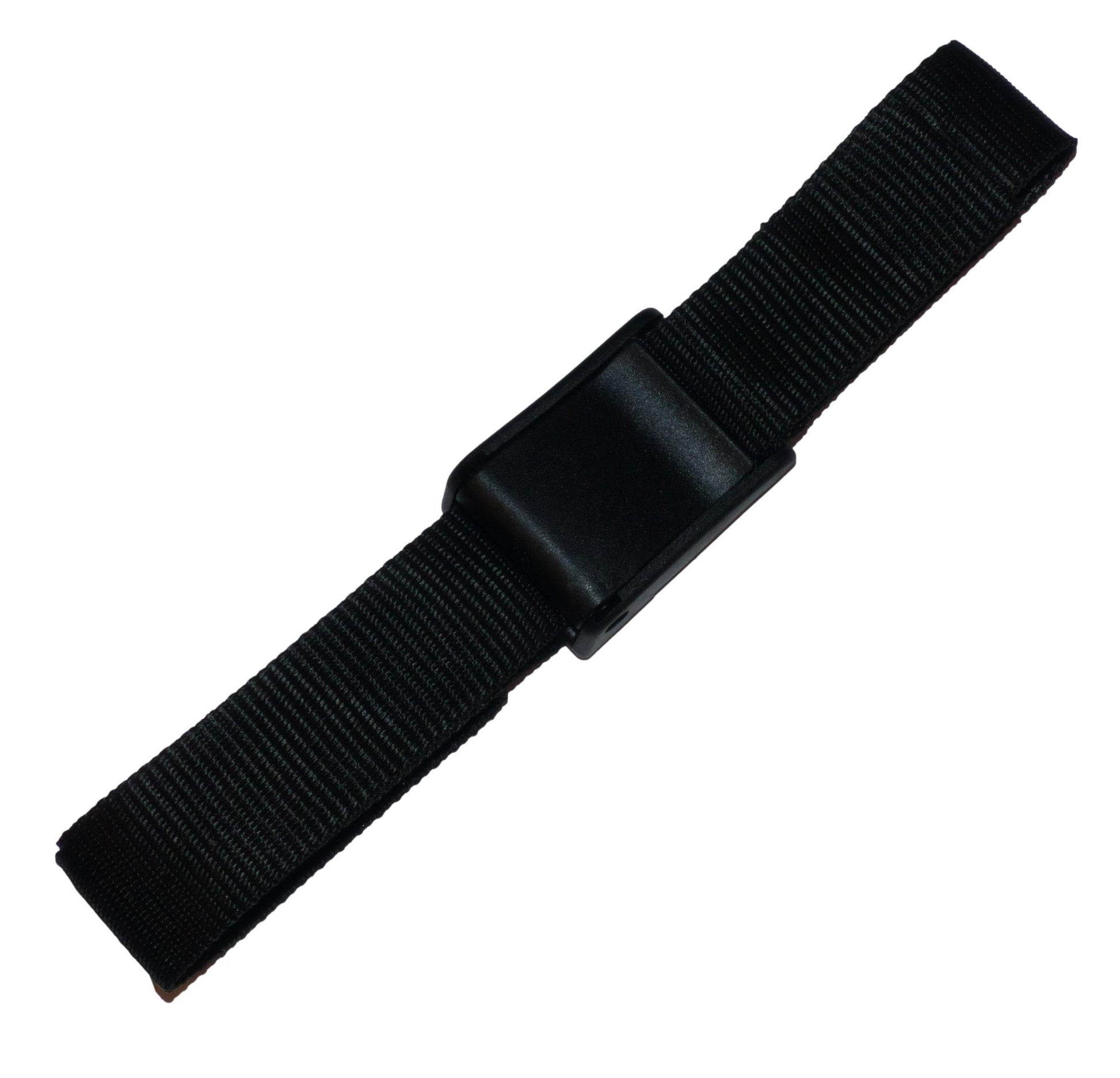 38mm Webbing Strap with Cam Buckle in black