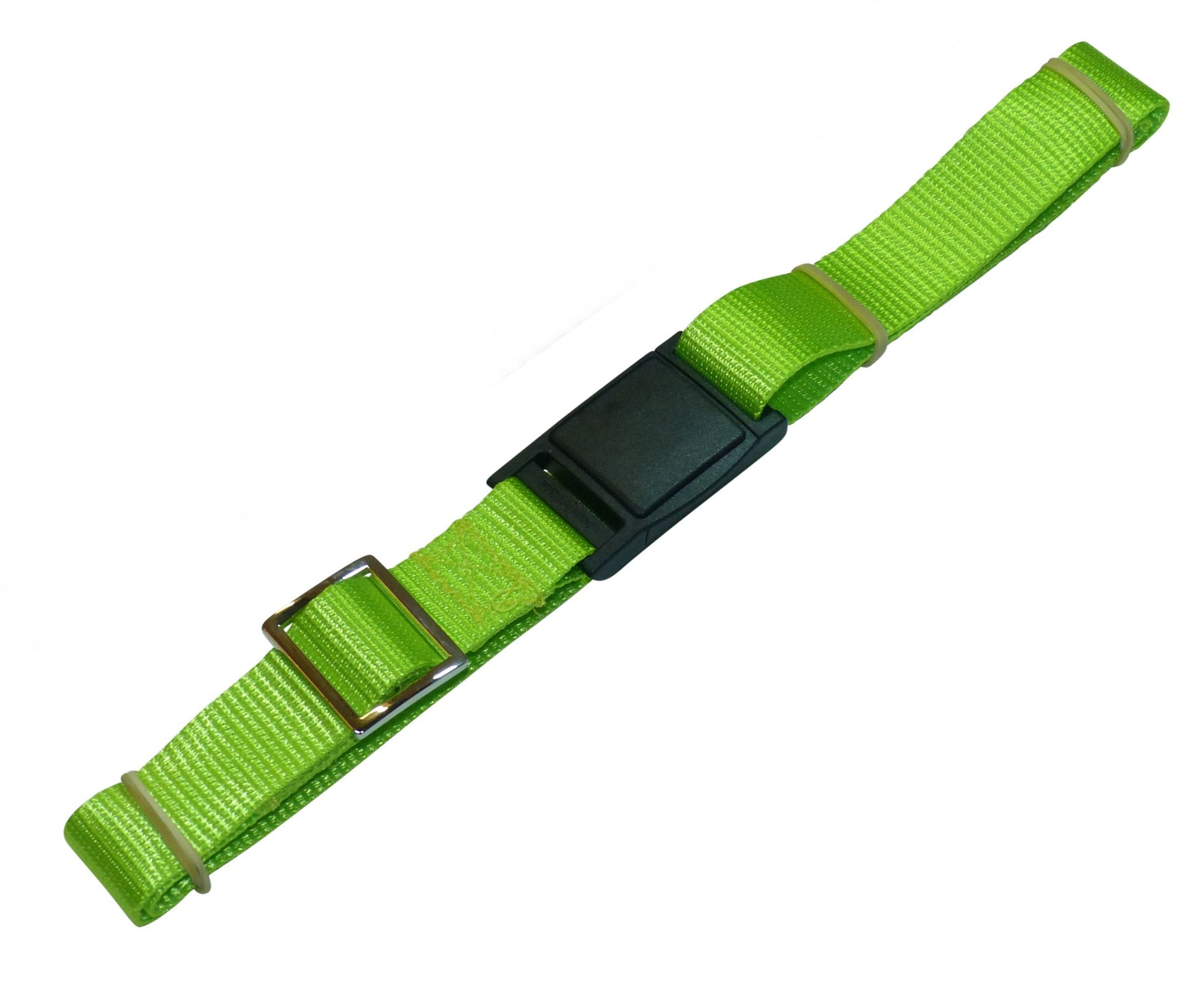Benristraps 25mm Strap with Fidlock Quick Release & Length-Adjusting Buckles (Pair) in lime