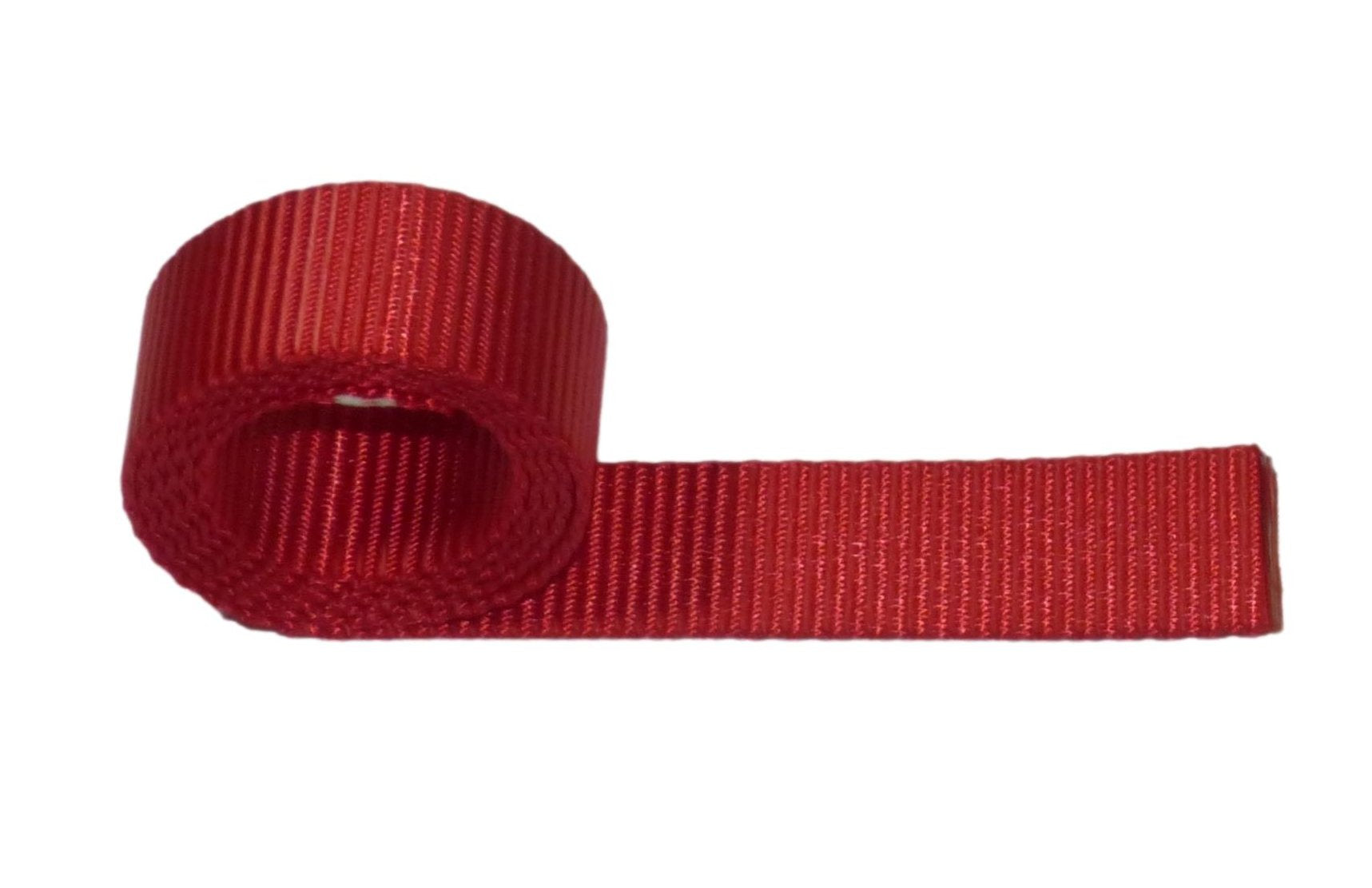 Benristraps 25mm Polyester Webbing in red