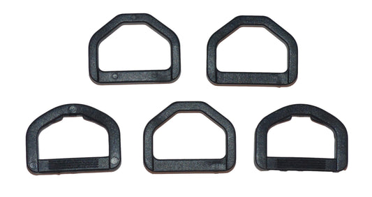 Benristraps 25mm Plastic D Ring (Pack of 5)