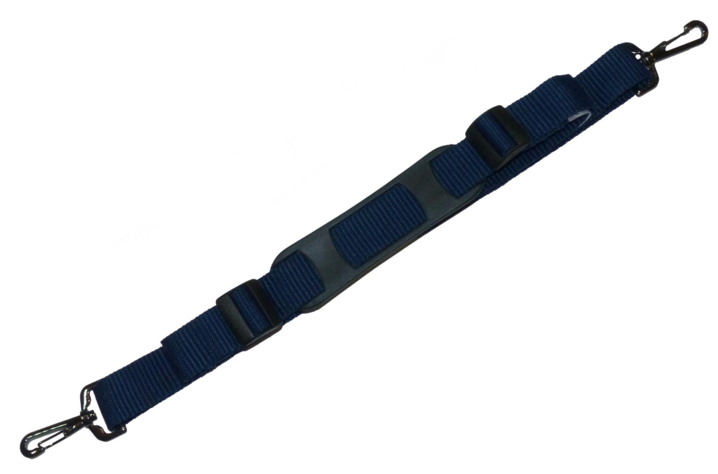 Benristraps 25mm Bag Strap with Metal Buckles and Shoulder Pad, 150cm in navy blue