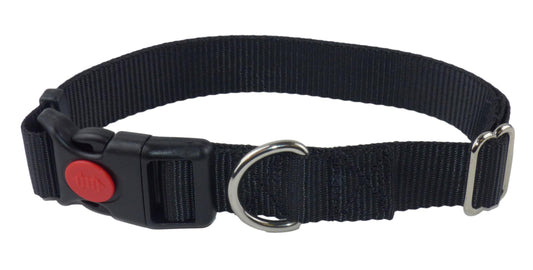 25mm Adjustable Dog and Pet Collar in Polyester Webbing, Choice of Sizes and Colours