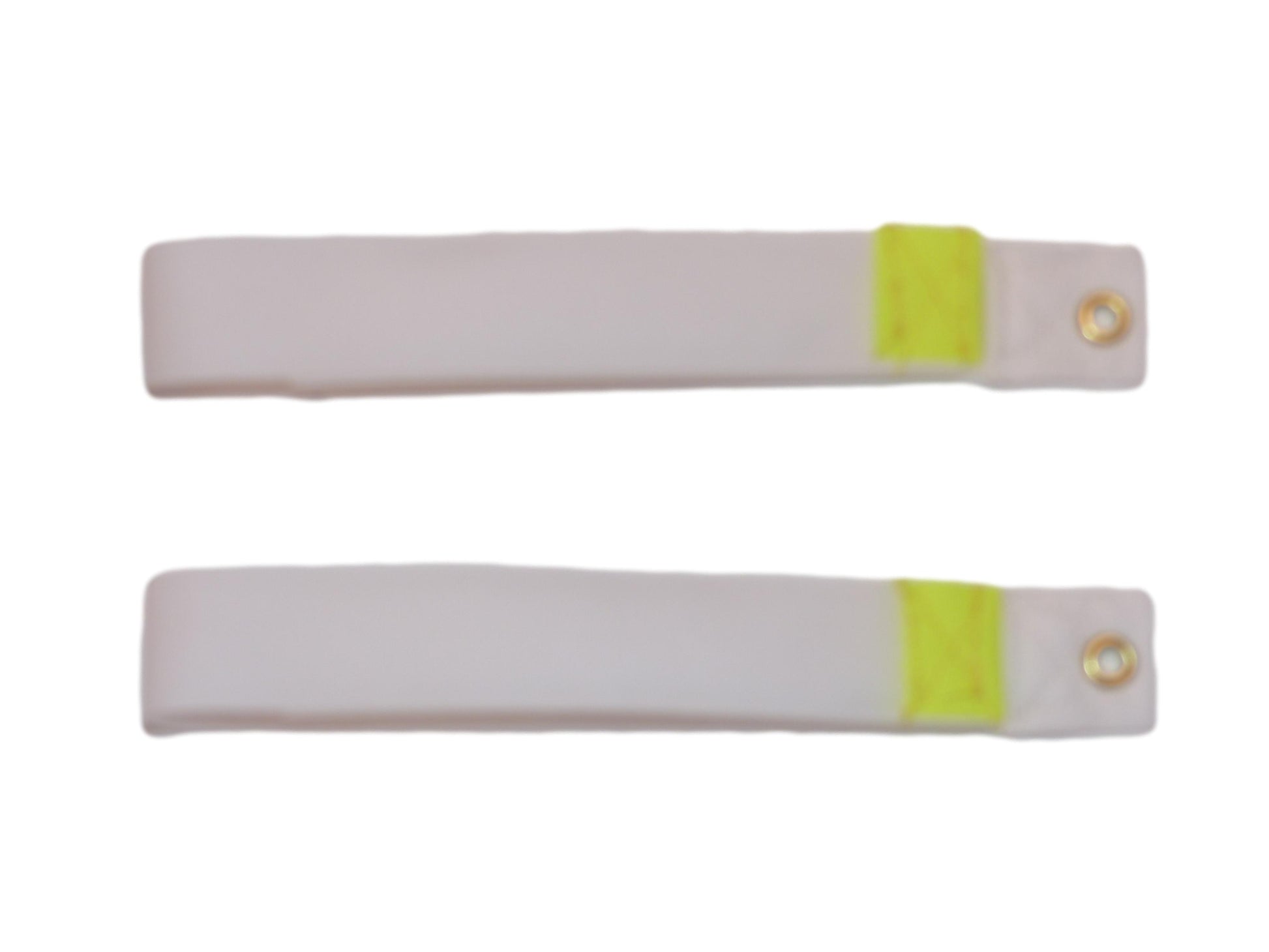 Benristraps 25mm Hook Loop Tidy & Hang Strap with Eyelet (Pack of Two) in white