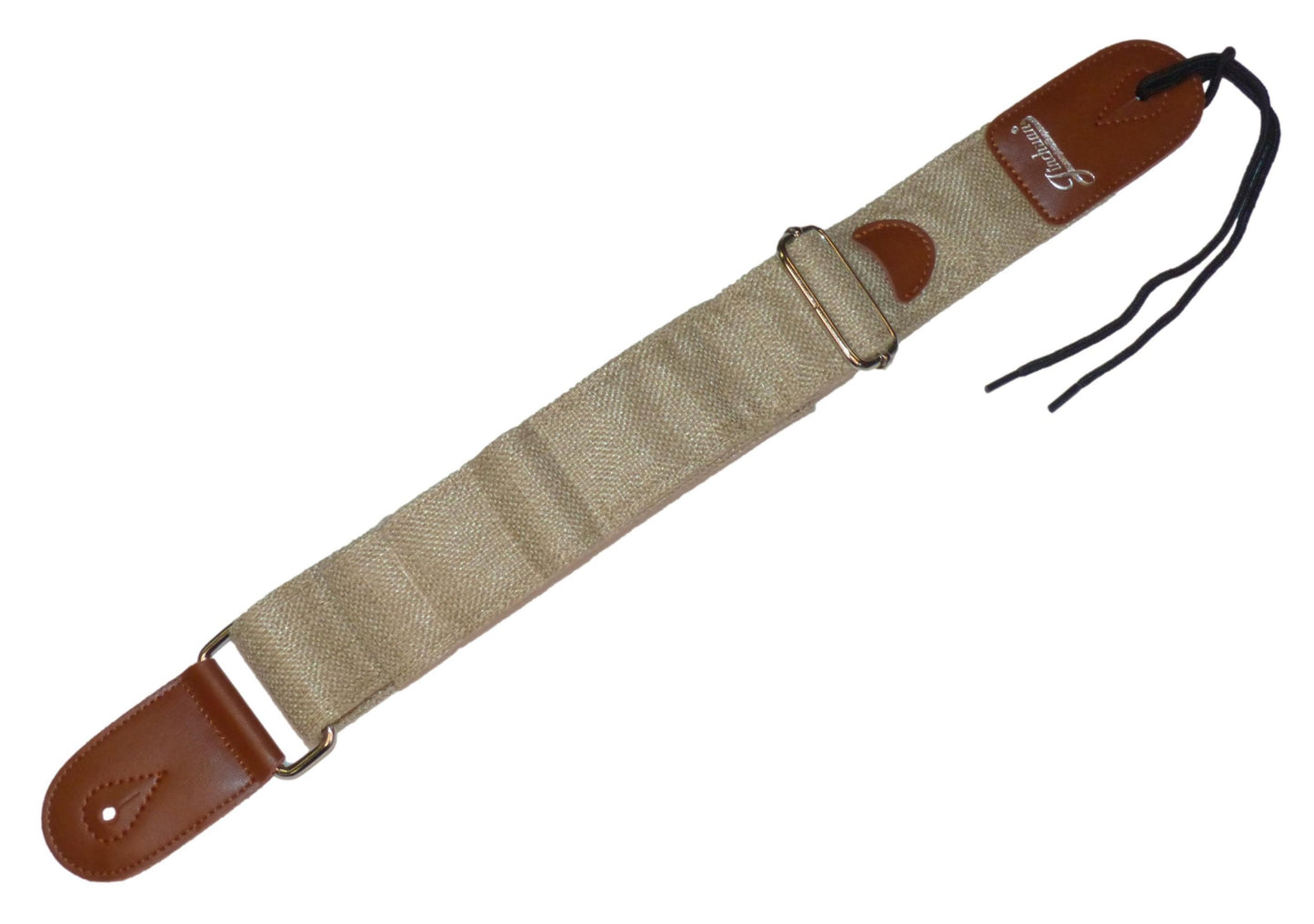 50mm Adjustable Cotton Guitar Strap in beige