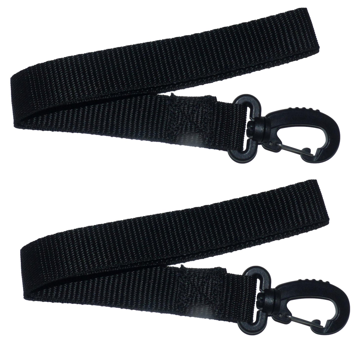 Benristraps 25mm webbing rafter and beam tidying strap with snap hook in black