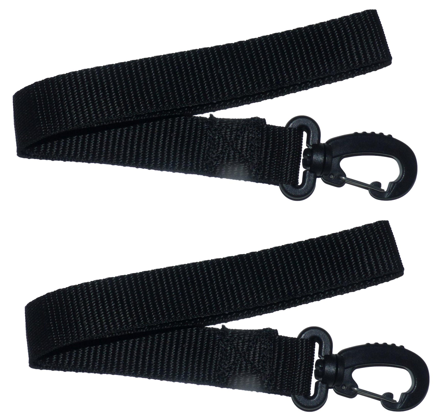 Benristraps 25mm webbing rafter and beam tidying strap with snap hook in black