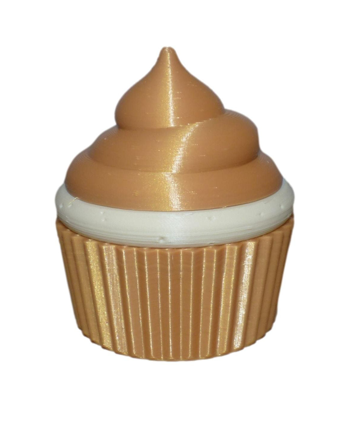 Cupcake Gift Box in gold