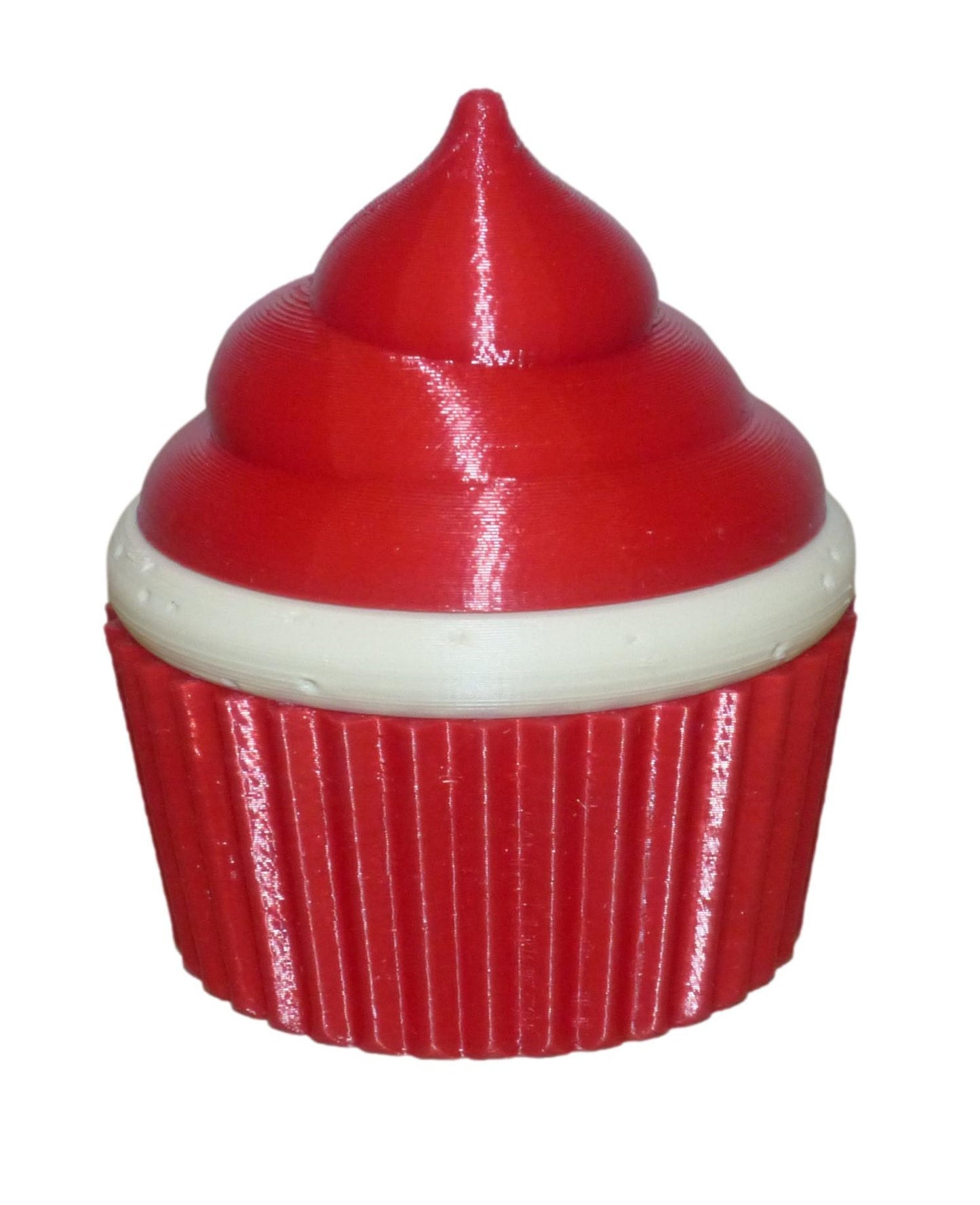 Cupcake Gift Box in red