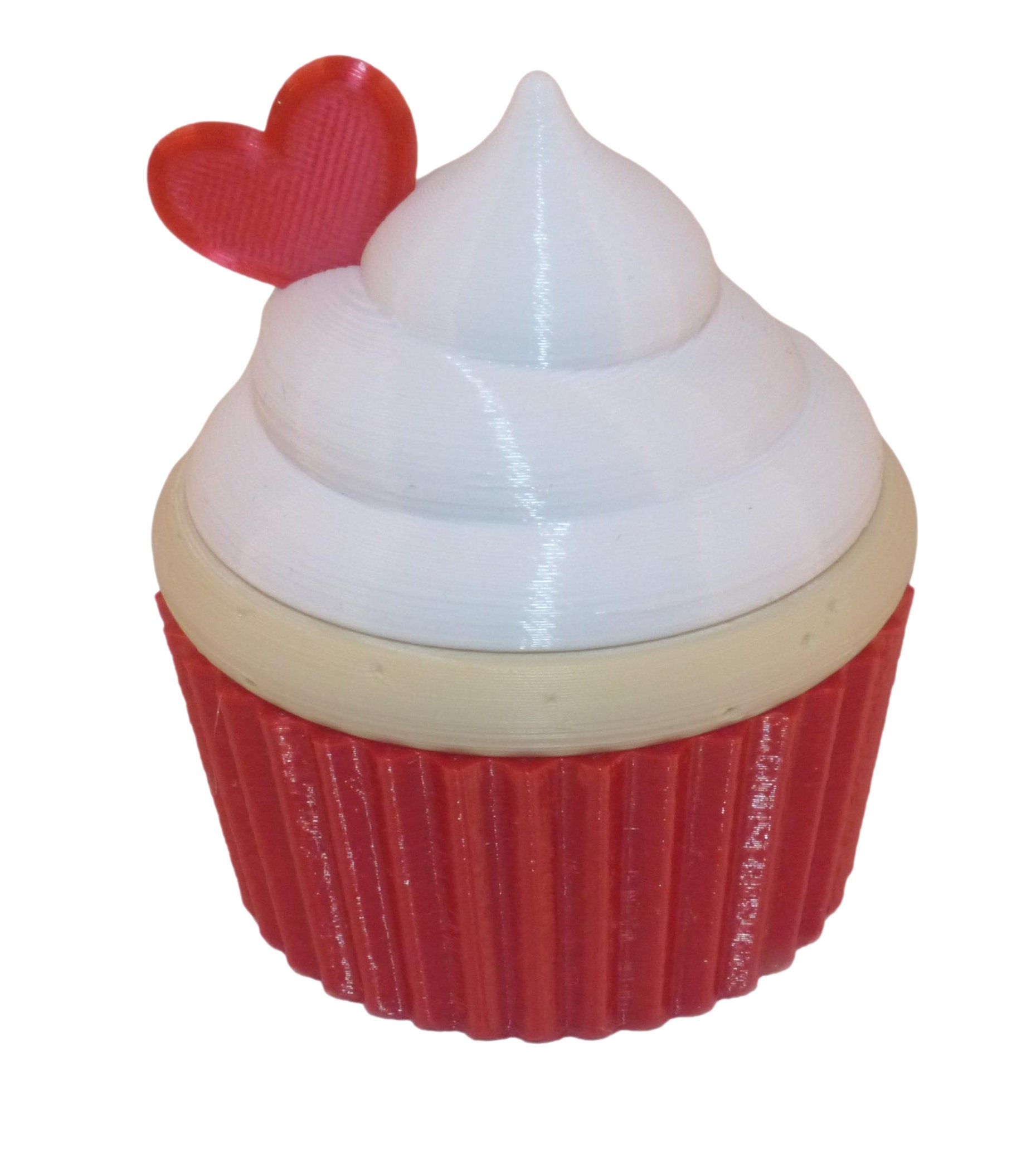 Cupcake Gift Box in red