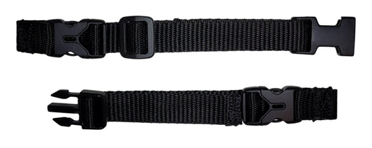 Benristraps 19mm Replacement Rucksack Chest Strap with Easy-on Buckles in Black